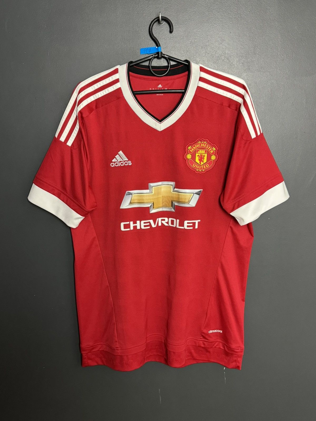 Adidas Manchester United 15/16 Home Football Jersey T-Shirt Size US M / EU 48-50 / 2 - 1 Thumbnail