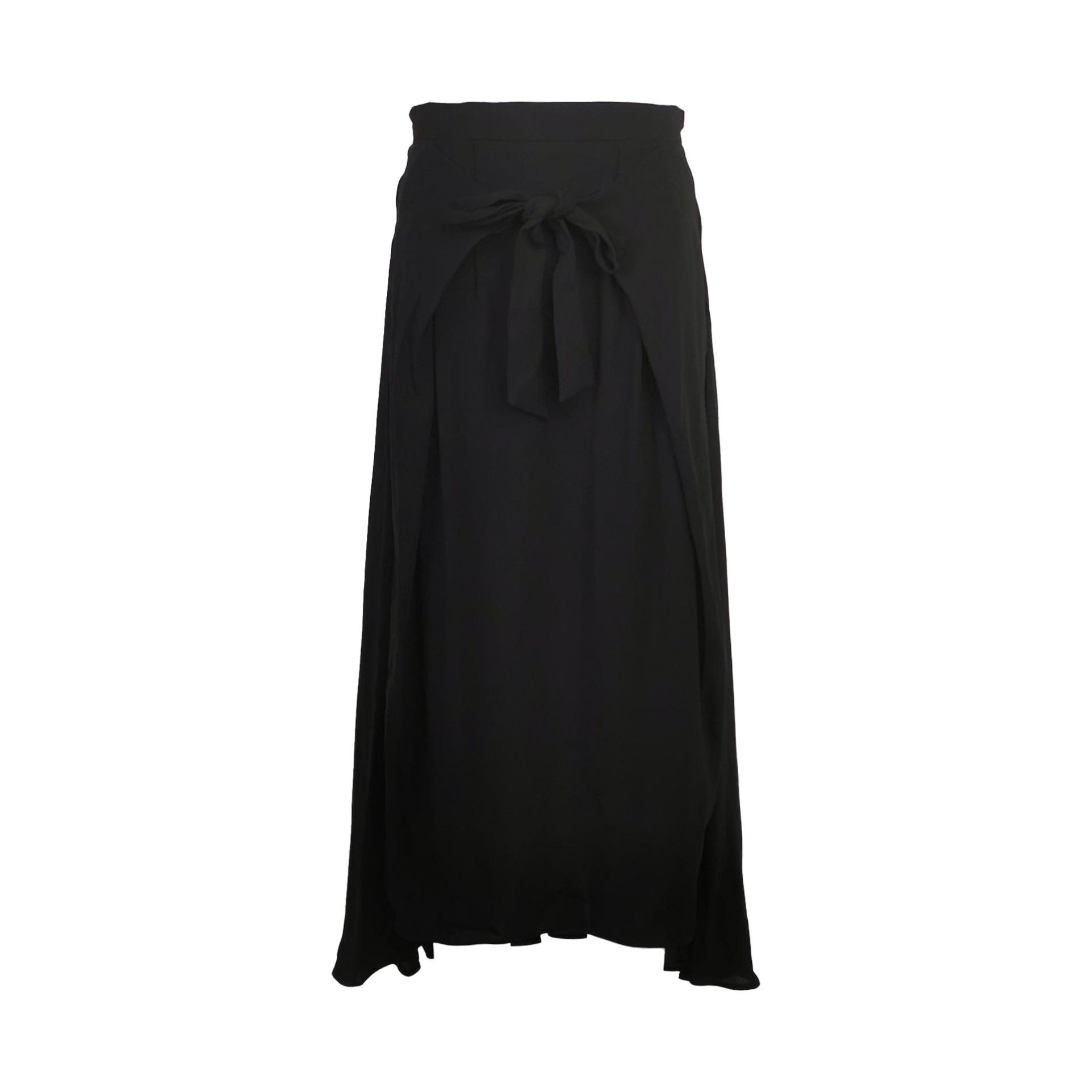 Prada Prada Tie-Front Maxi Skirt Size 38S Size 26" / US 2 / IT 38 - 1 Thumbnail
