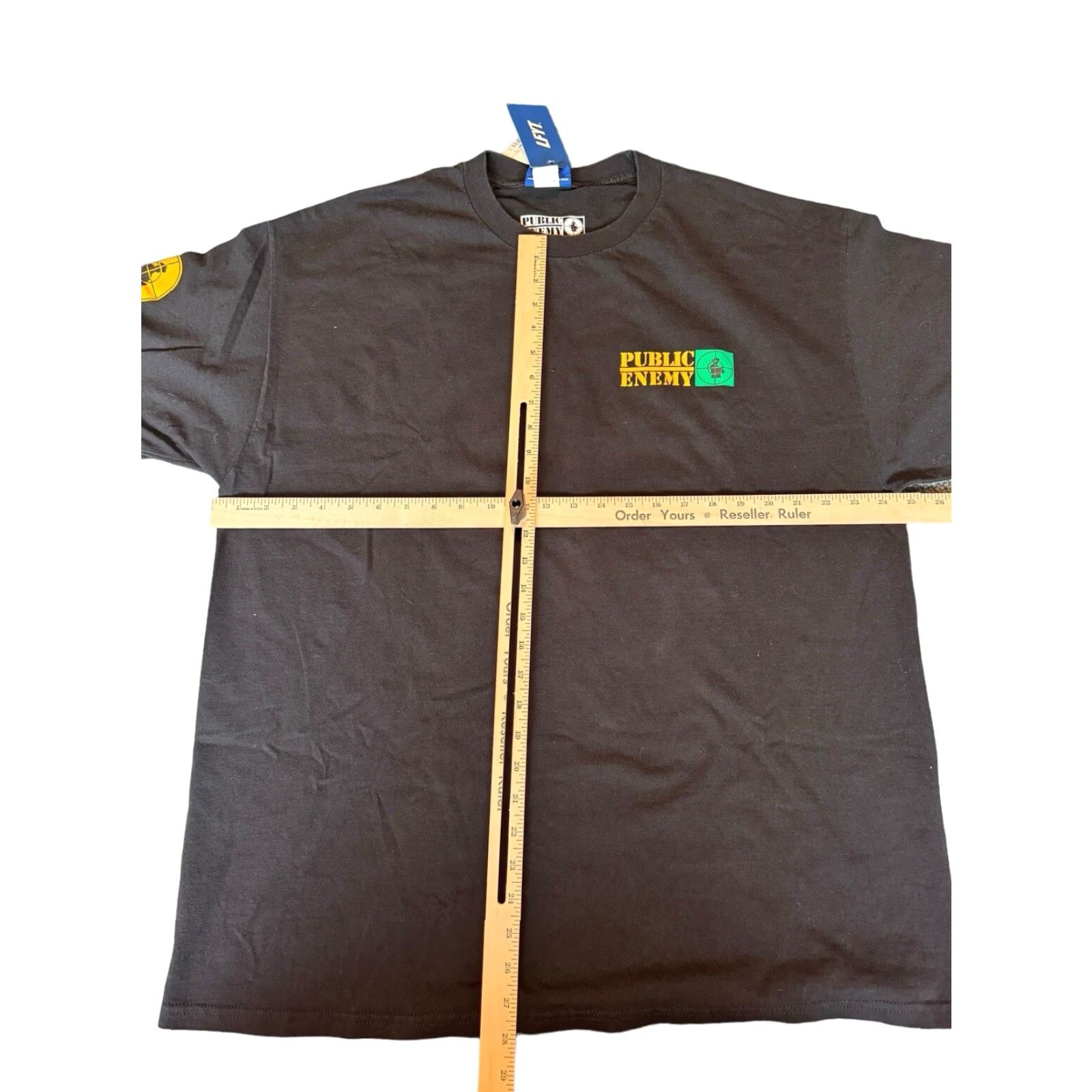 Vintage LFYT (Lafayette) x Public Enemy Black Shirt XL New With Tags Mens T-Shirt Short Sleeve Cotton 90s Music Hip Hop Rap tees Size US XL / EU 56 / 4 - 7 Thumbnail