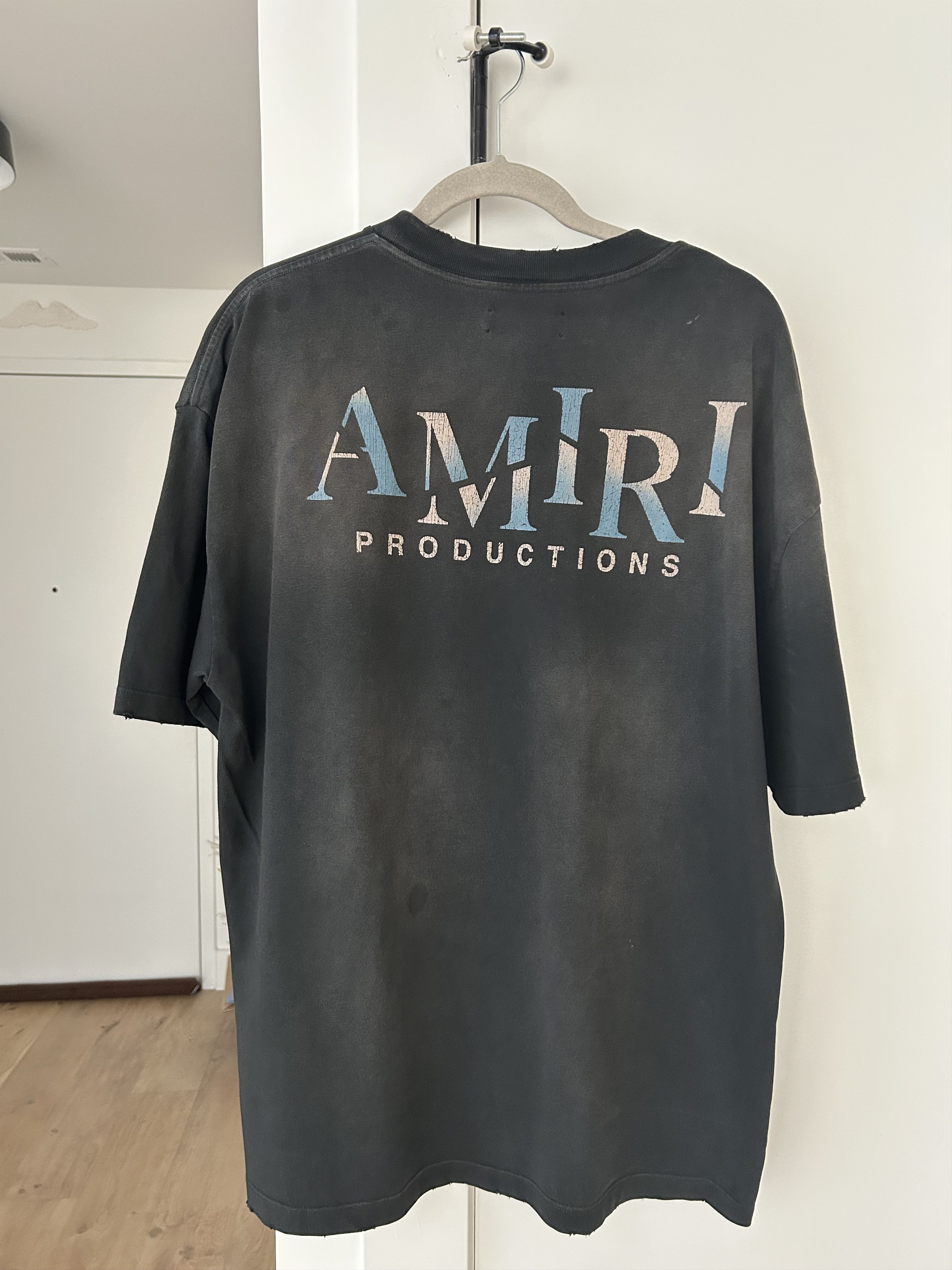 Amiri Amiri Theater Masks Oversized Tee - Black Size US M / EU 48-50 / 2 - 2 Thumbnail