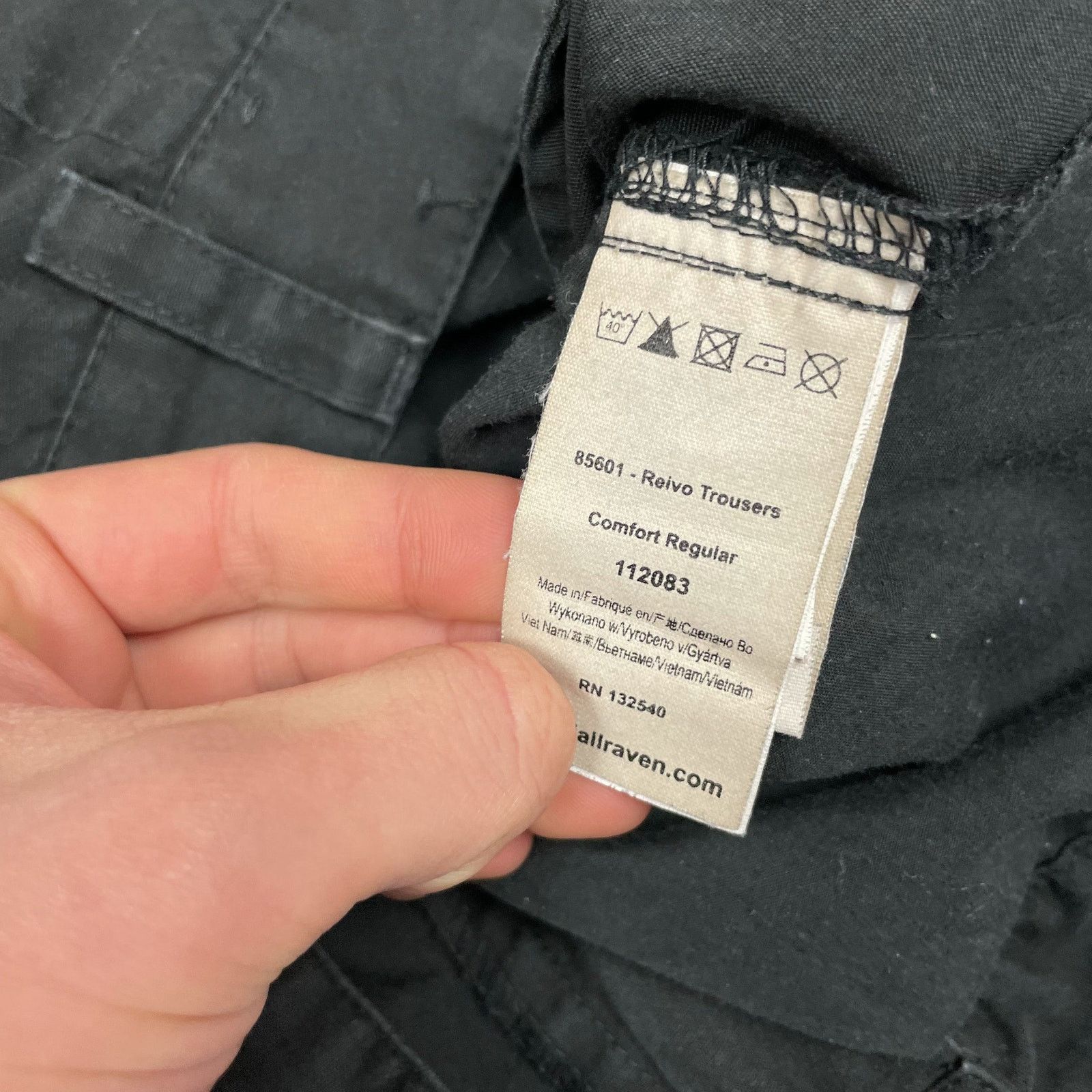 Fjallraven Fjällräven Men's Black Polyester Comfort Reivo Trousers 48 Size US 30 / EU 46 - 13 Thumbnail
