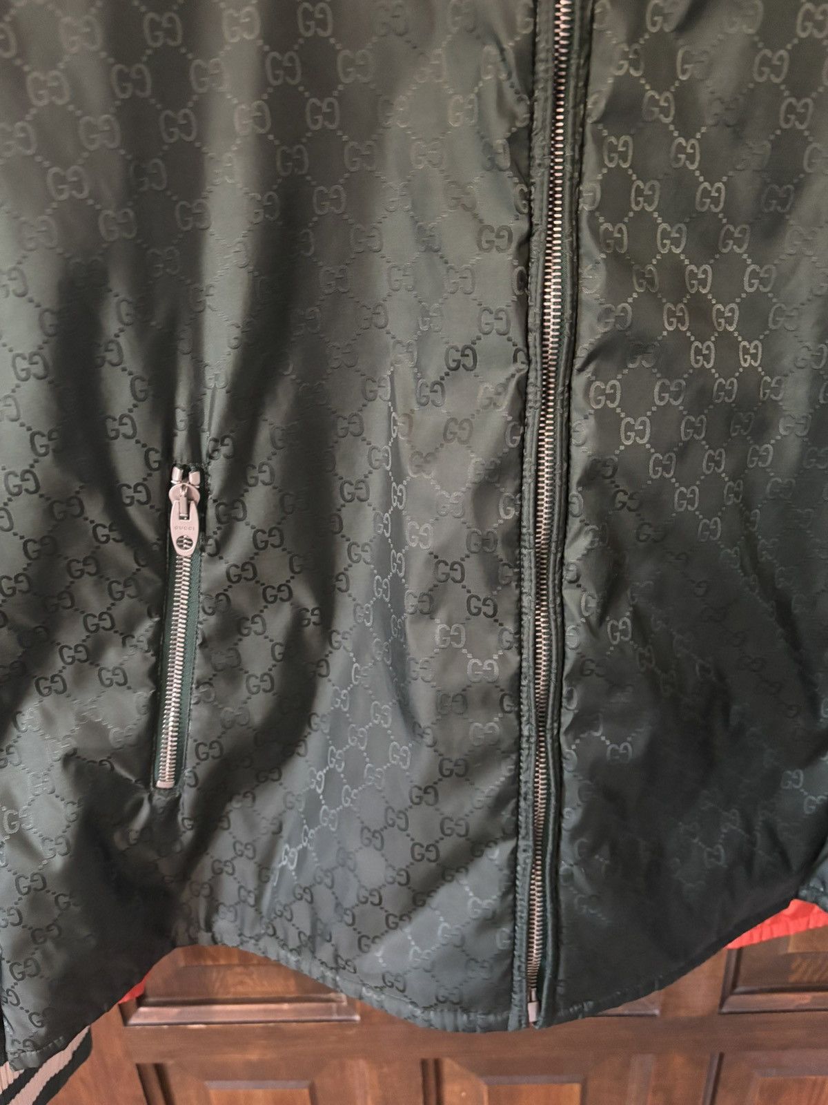 Gucci Gucci Nylon Reversible Jacket - Green/Orange MEDIUM 48 Size US M / EU 48-50 / 2 - 3 Thumbnail