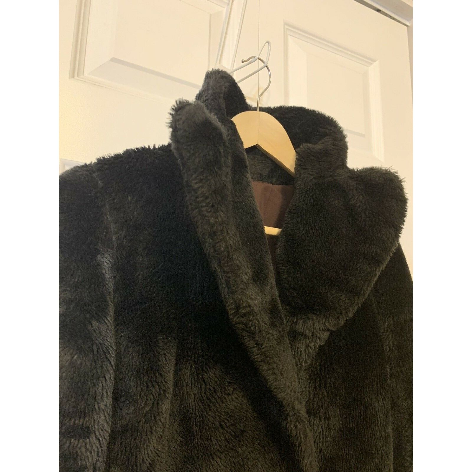 Vintage Vintage 1960s Women's Sz S Coat Susan Lynn Black Glenoit Fau Size S / US 4 / IT 40 - 9 Thumbnail