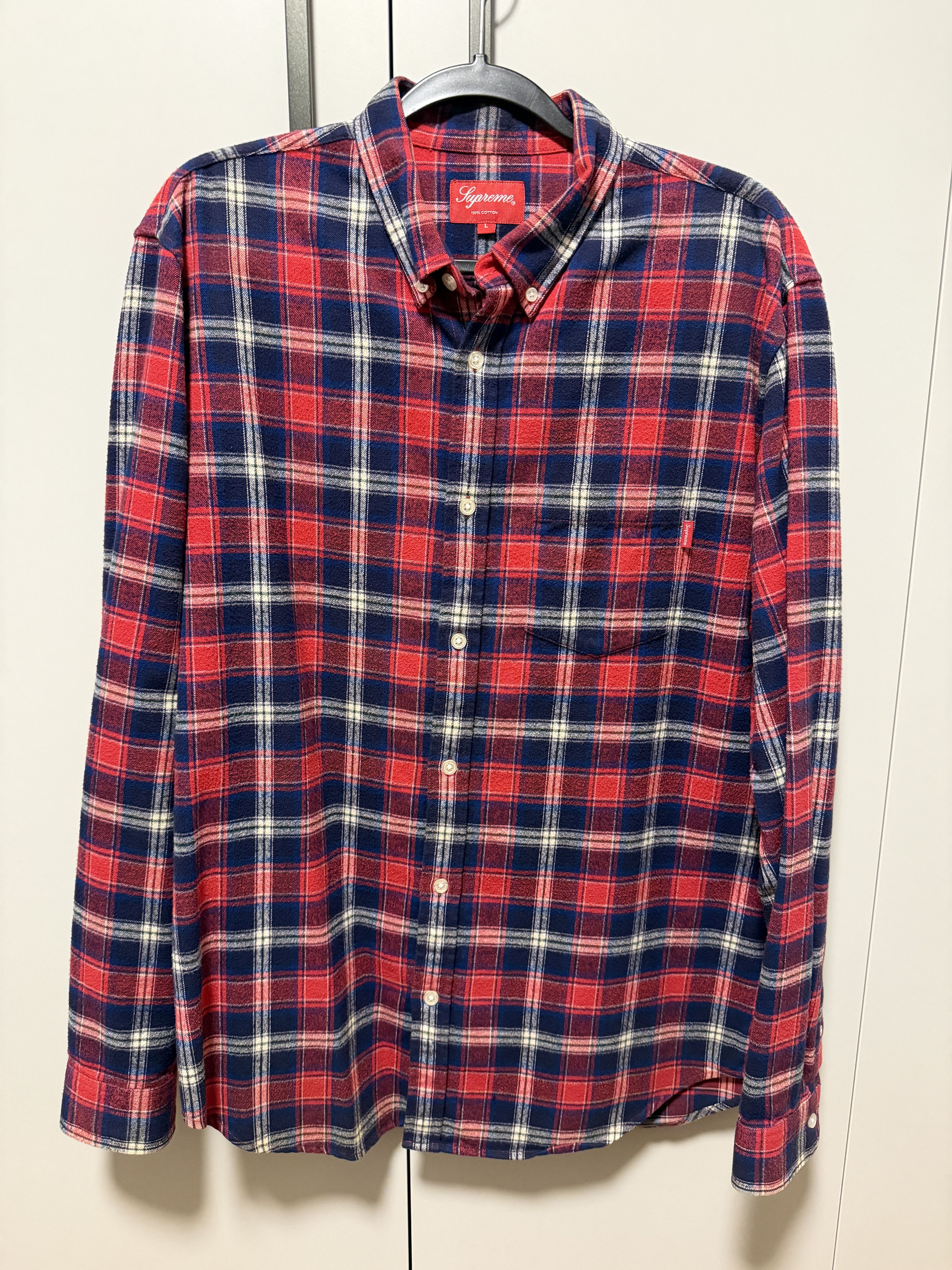 Supreme SUPREME SS14 FLANNEL BUTTON UP Size US L / EU 52-54 / 3 - 1 Thumbnail