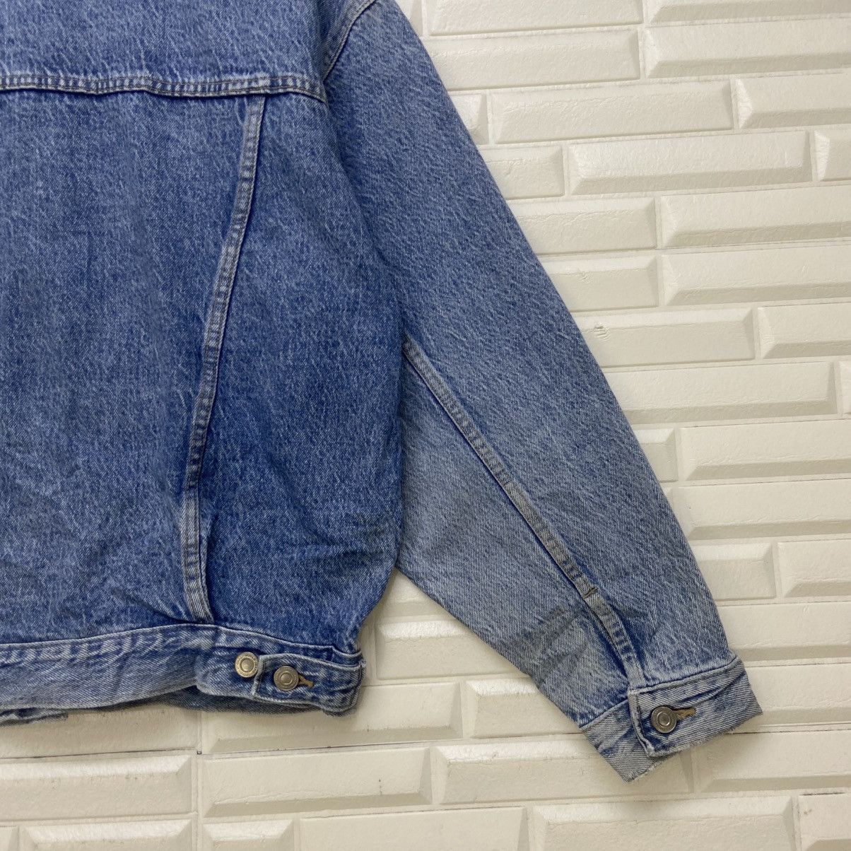 Big John Vintage Big John Spirit Stone Wash Denim Trucker Jacket Size US S / EU 44-46 / 1 - 14 Thumbnail