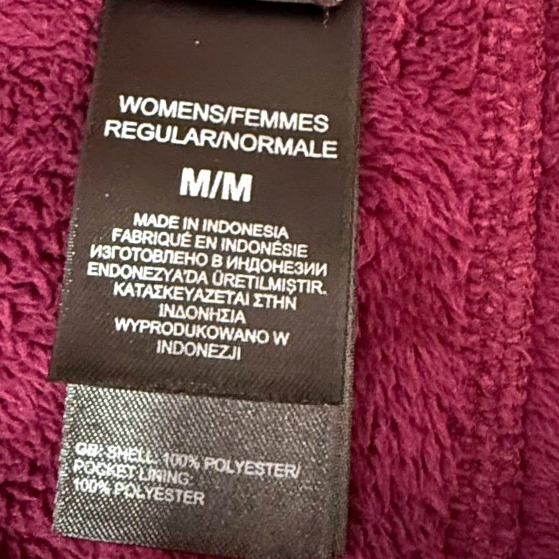 The North Face The North Face Morninglory M Full Zip Ultra Soft Fleece Jacket C708 Berry Purple / Pink Solid Zip Women's M EUC Size M / US 6-8 / IT 42-44 - 7 Thumbnail