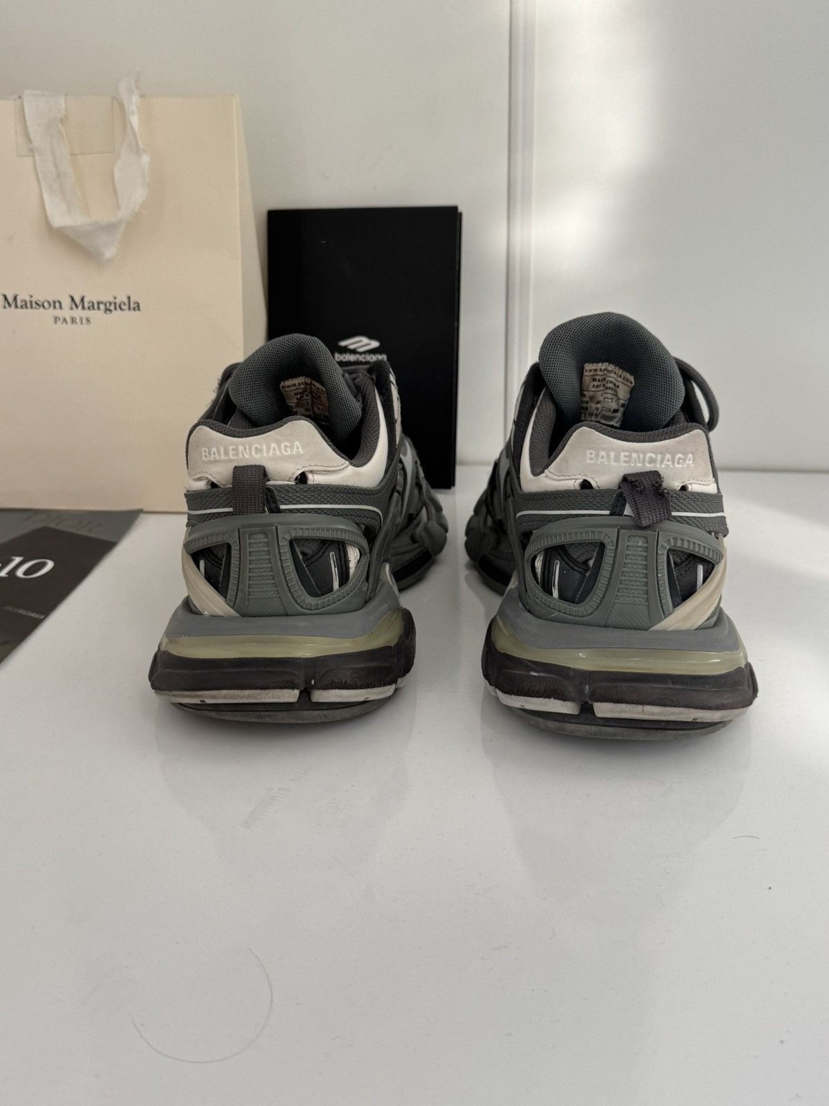Balenciaga ⛔️Balenciaga track 2 grey white Size US 7 / EU 40 - 5 Thumbnail