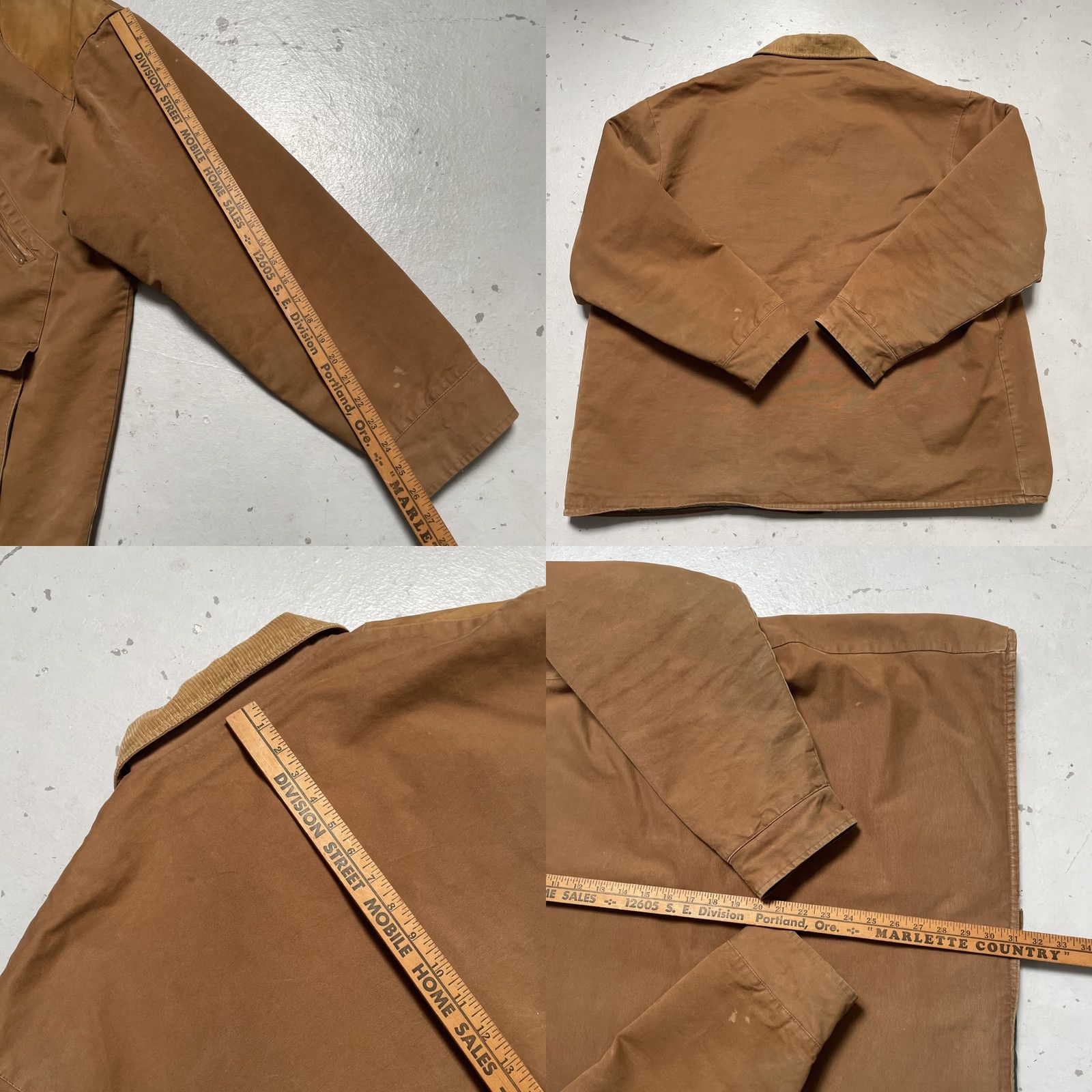Polo Ralph Lauren VINTAGE Polo Ralph Lauren Jacket Polo Sportsman Barn Ranch Leather Trim Jacket Made USA XL Mens Brown USA Rancher Distressed Workwear Chore Size US XL / EU 56 / 4 - 8 Thumbnail
