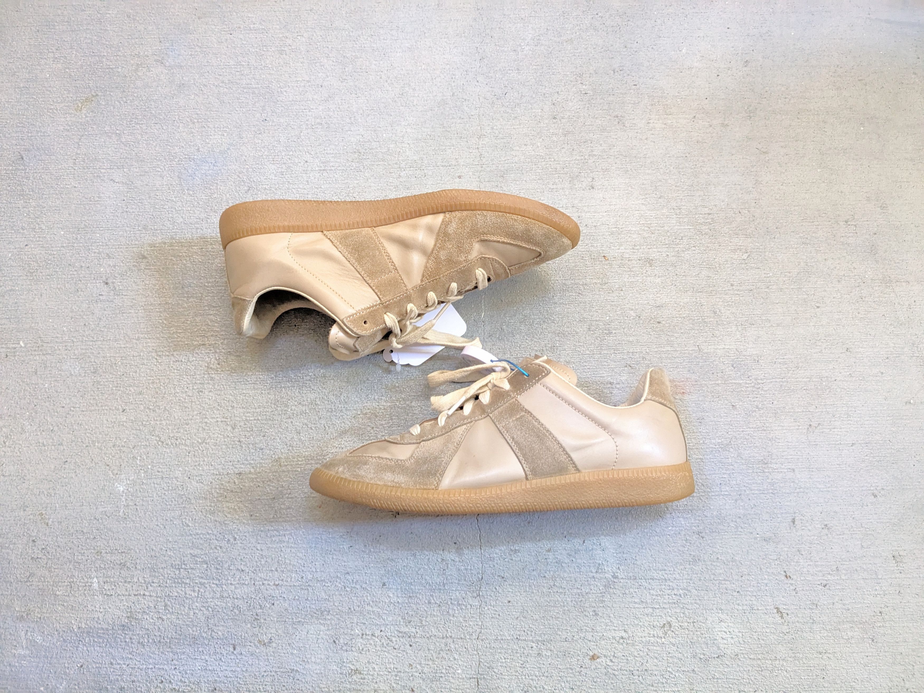 Maison Margiela Maison Margiela GAT Replica Tan 7 40 Suede Leather Size US 7 / EU 40 - 1 Thumbnail