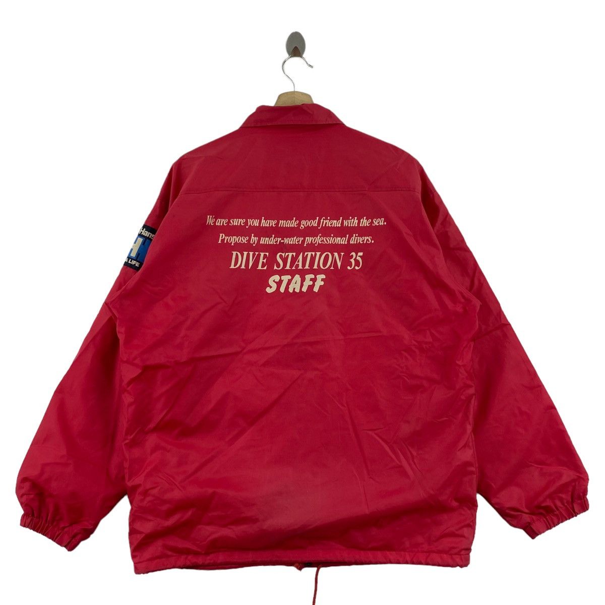 Helly Hansen HELLY HANSEN Dive Station 35 Staff Red Windbreaker Coach Size US XXL / EU 58 / 5 - 1 Thumbnail