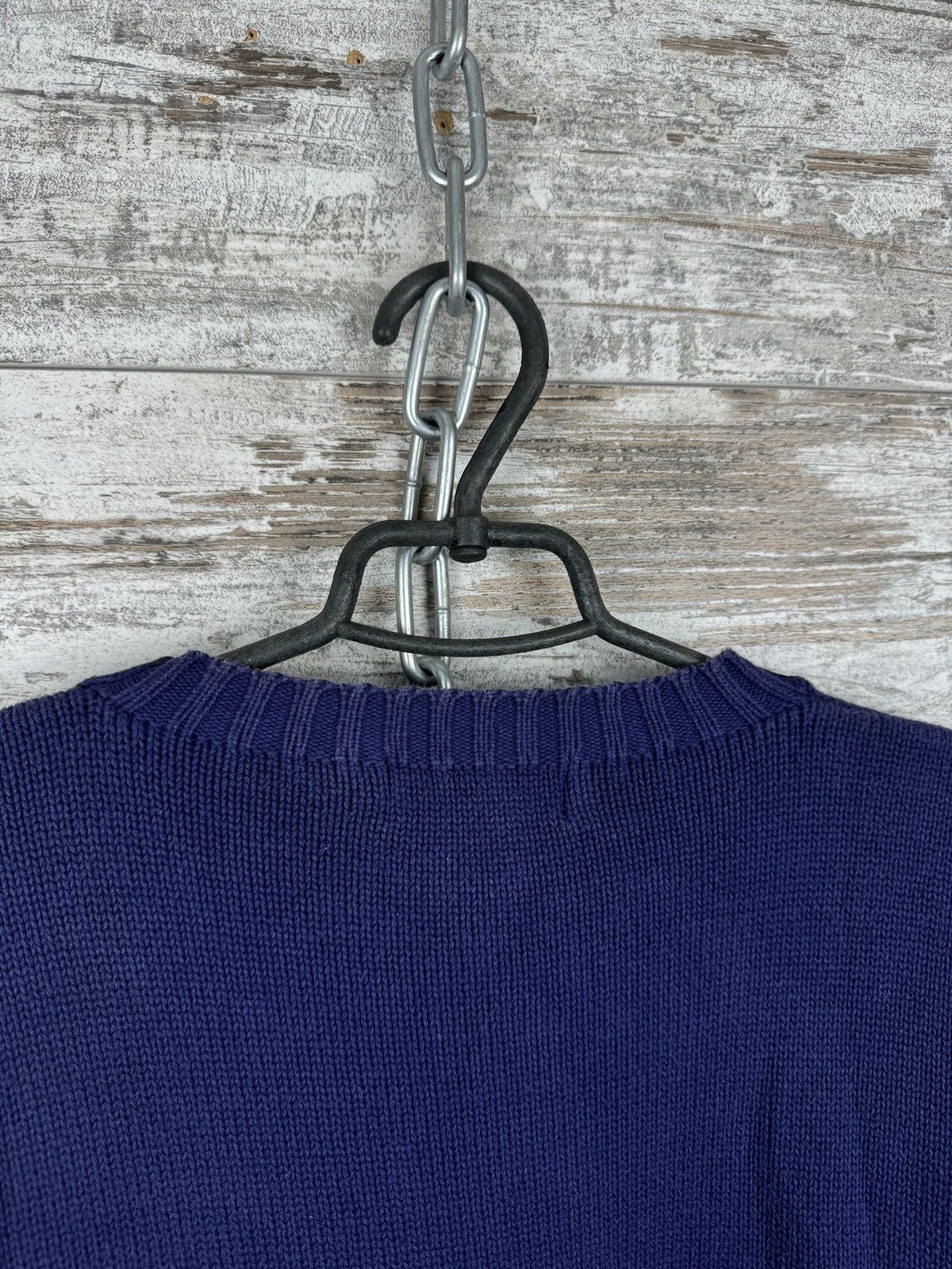 Vintage Mens Vintage Yves Saint Laurent sweater 90s YSL distressed Size US L / EU 52-54 / 3 - 14 Thumbnail