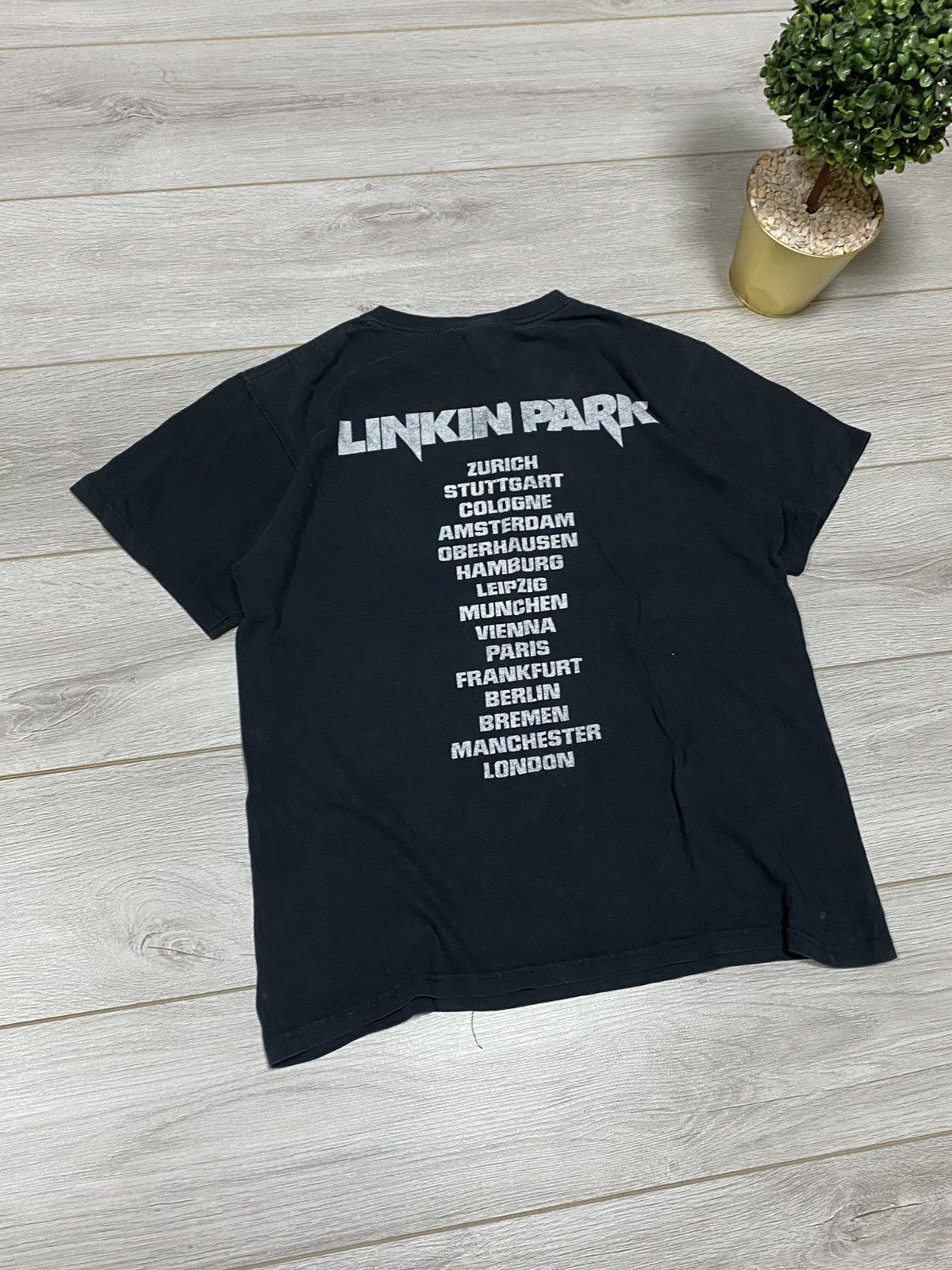 Band Tees Linkin Park Vintage tour Boxy anvil Tee Size US M / EU 48-50 / 2 - 2 Thumbnail