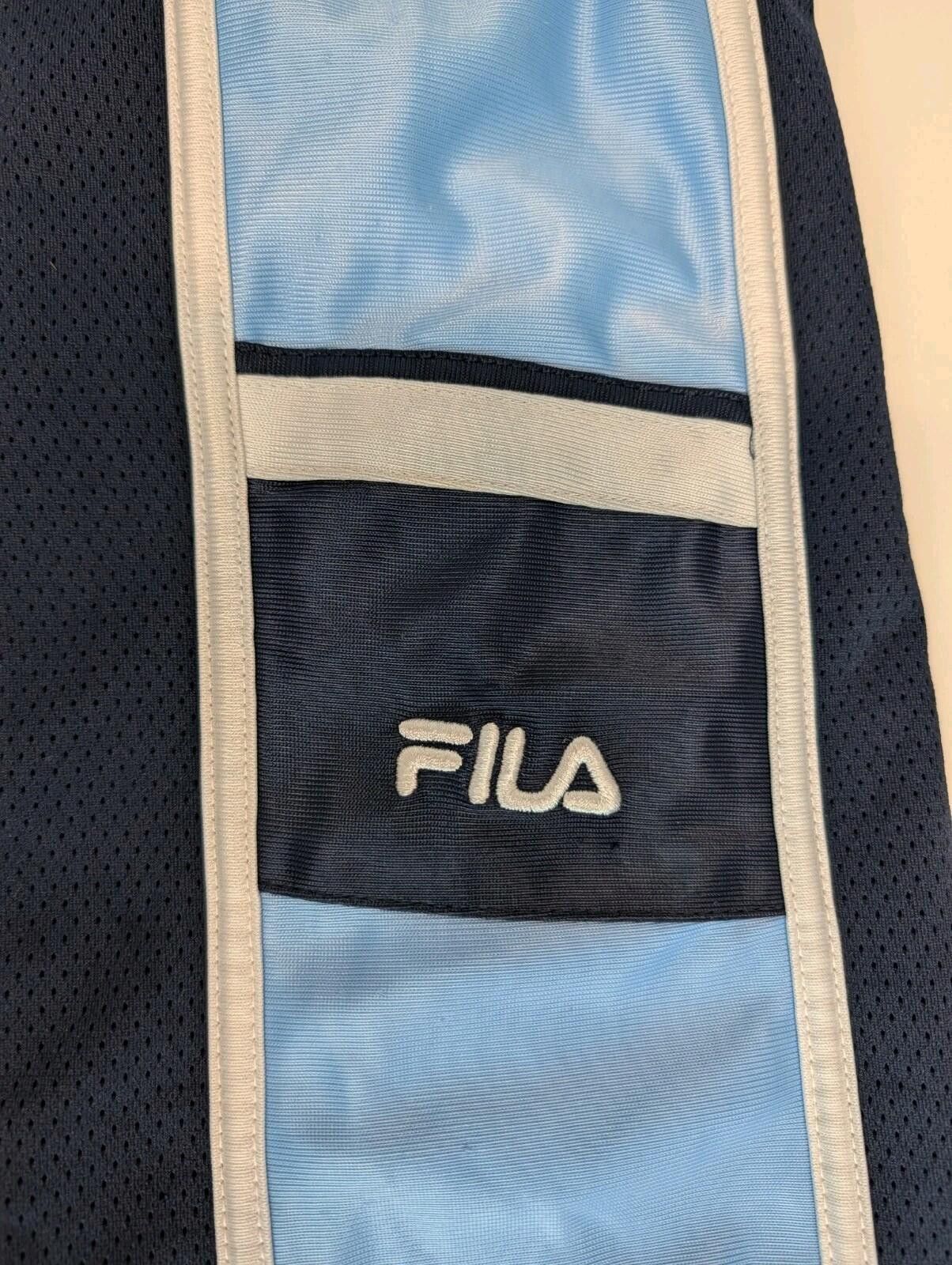Fila Vintage FILA Basketball Shorts Men XL Blue Mesh Size US 36 / EU 52 - 2 Thumbnail