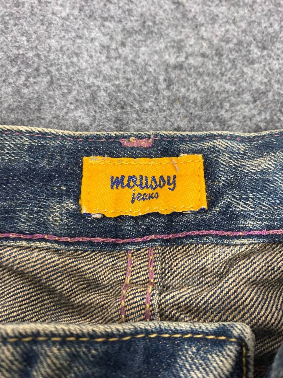 MOUSSY moussy jeans bootcut flare distressed denim nice design Size 30" / US 8 / IT 44 - 15 Thumbnail