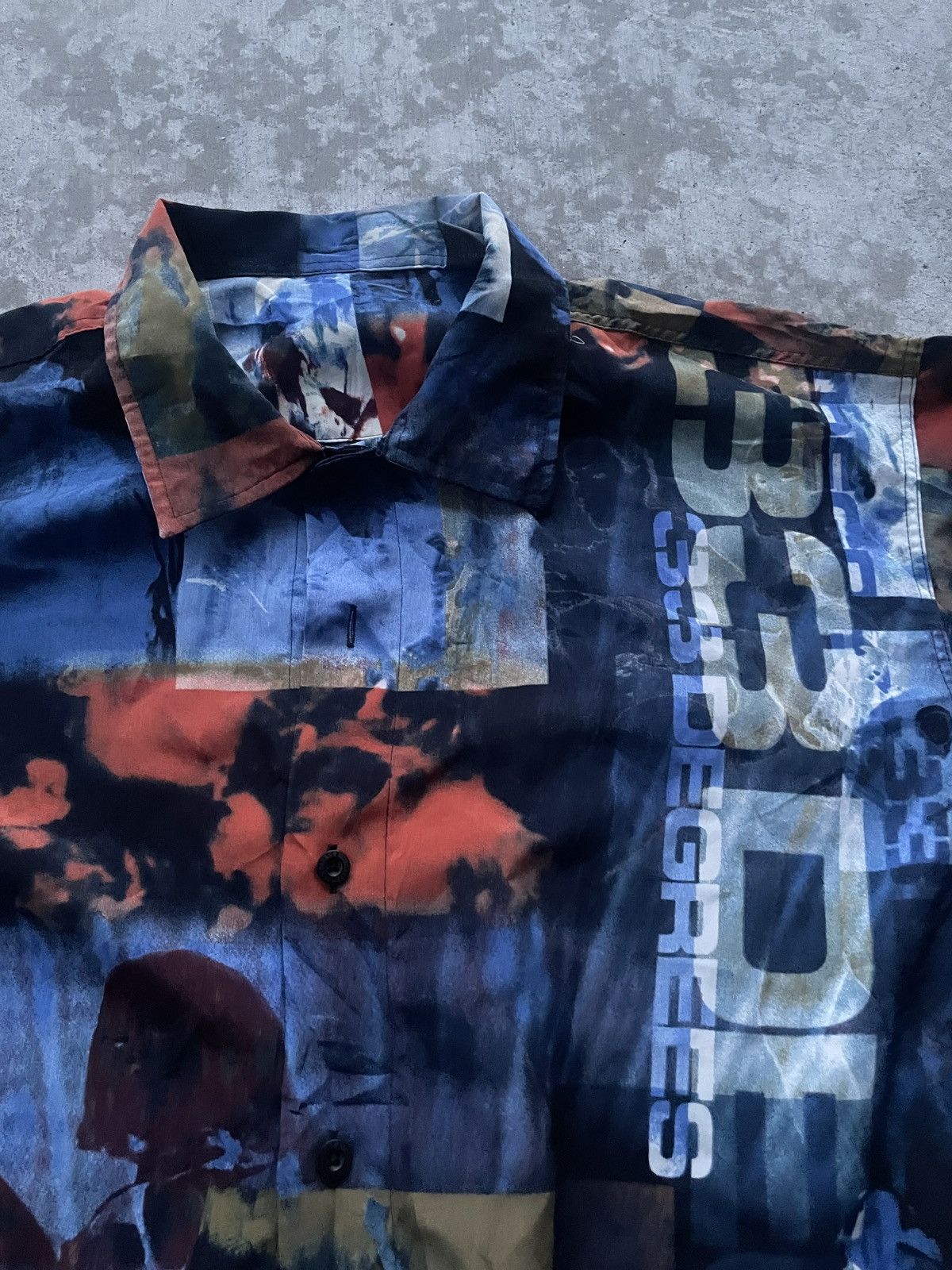 Diesel Y2K vintage all over print button up Size US XL / EU 56 / 4 - 3 Thumbnail