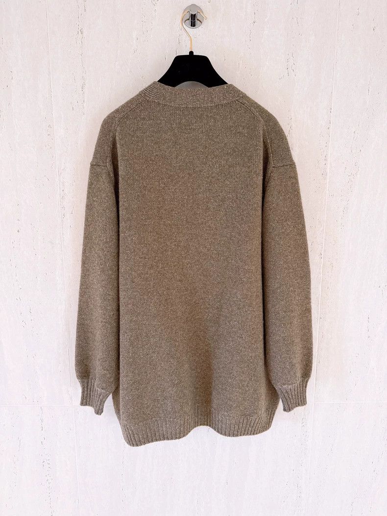 Loro Piana LORO PIANA Holiday Series Moss Green Goat Cashmere Knitted Size S / US 4 / IT 40 - 2 Thumbnail