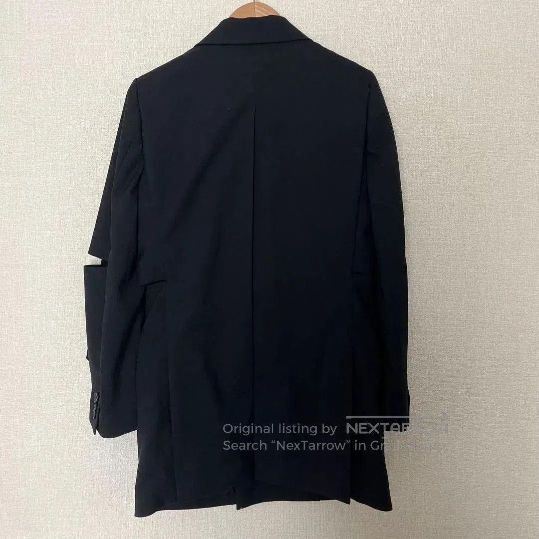 Noir Kei Ninomiya Noir Kei Ninomiya Black Wool Coat. Size M / US 6-8 / IT 42-44 - 2 Thumbnail