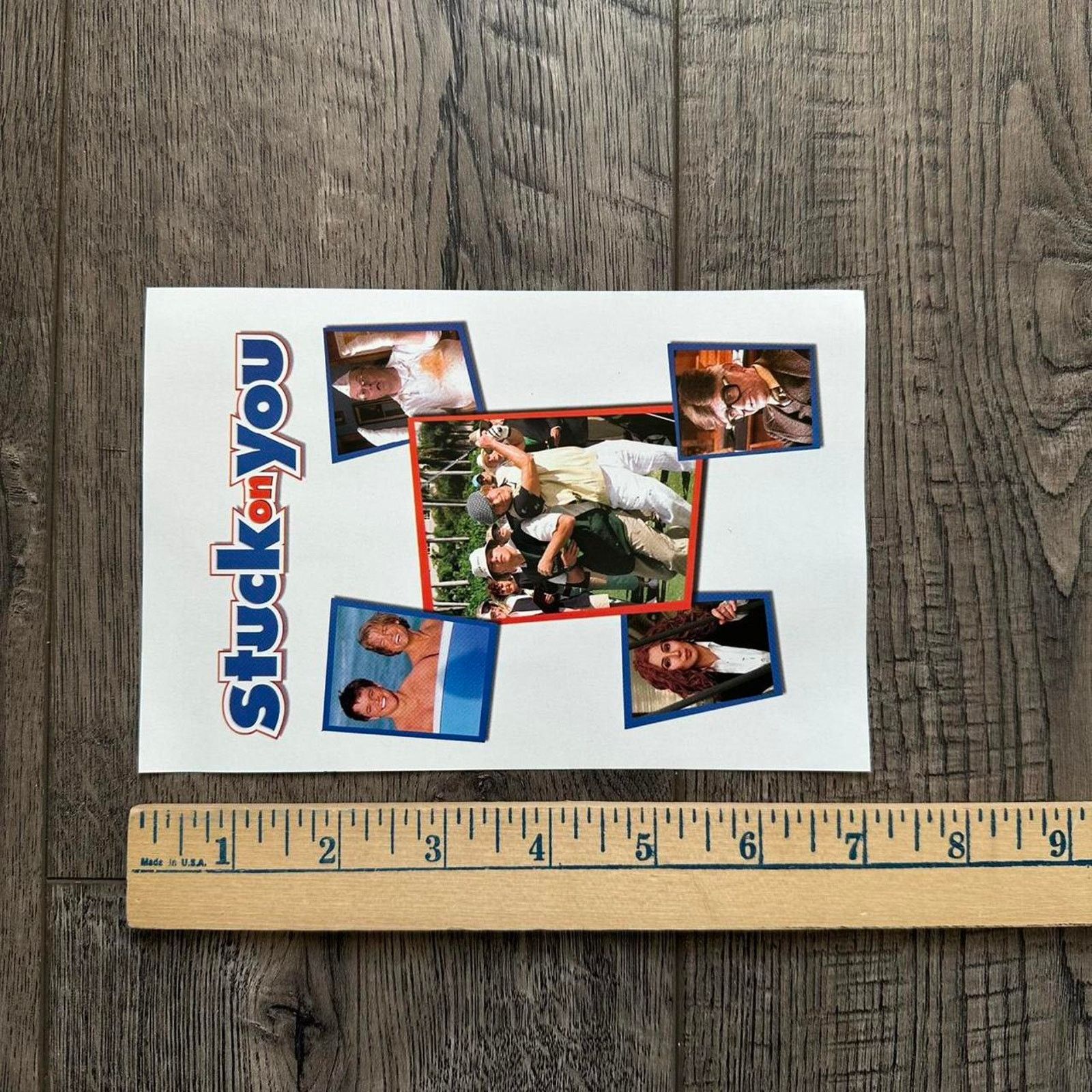 Vintage Vintage 2003 Comedy Stuck On You Mini Movie Promo DVD Poster Size ONE SIZE - 5 Thumbnail