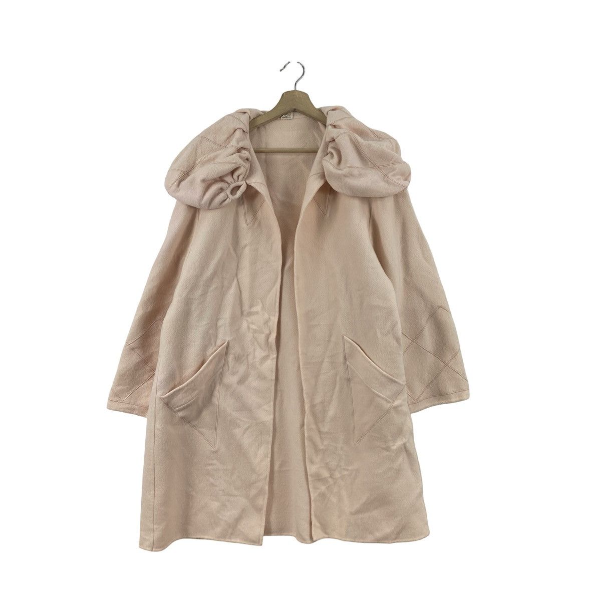 Vintage Vintage GIULIA CARLA CECCHI Hooded Coat Jacket Minimalist Size 3XL / US 20-22 - 3 Thumbnail