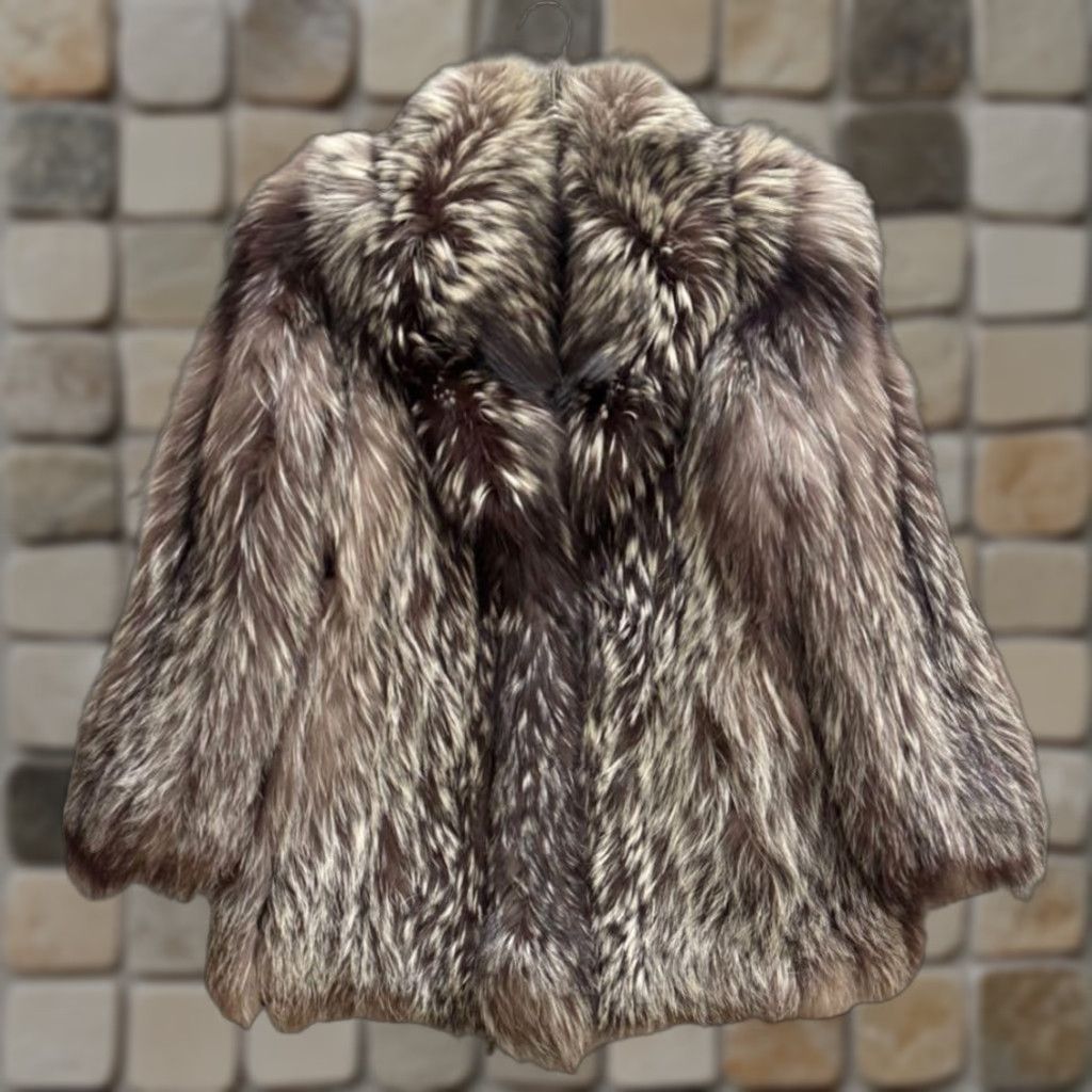 Vintage VINTAGE SAGA FOX ROYAL Gold Label Real Fur Coat Jacket Coat Womens L fur Brown 90s 11 US Womens Size L / US 10 / IT 46 - 1 Thumbnail
