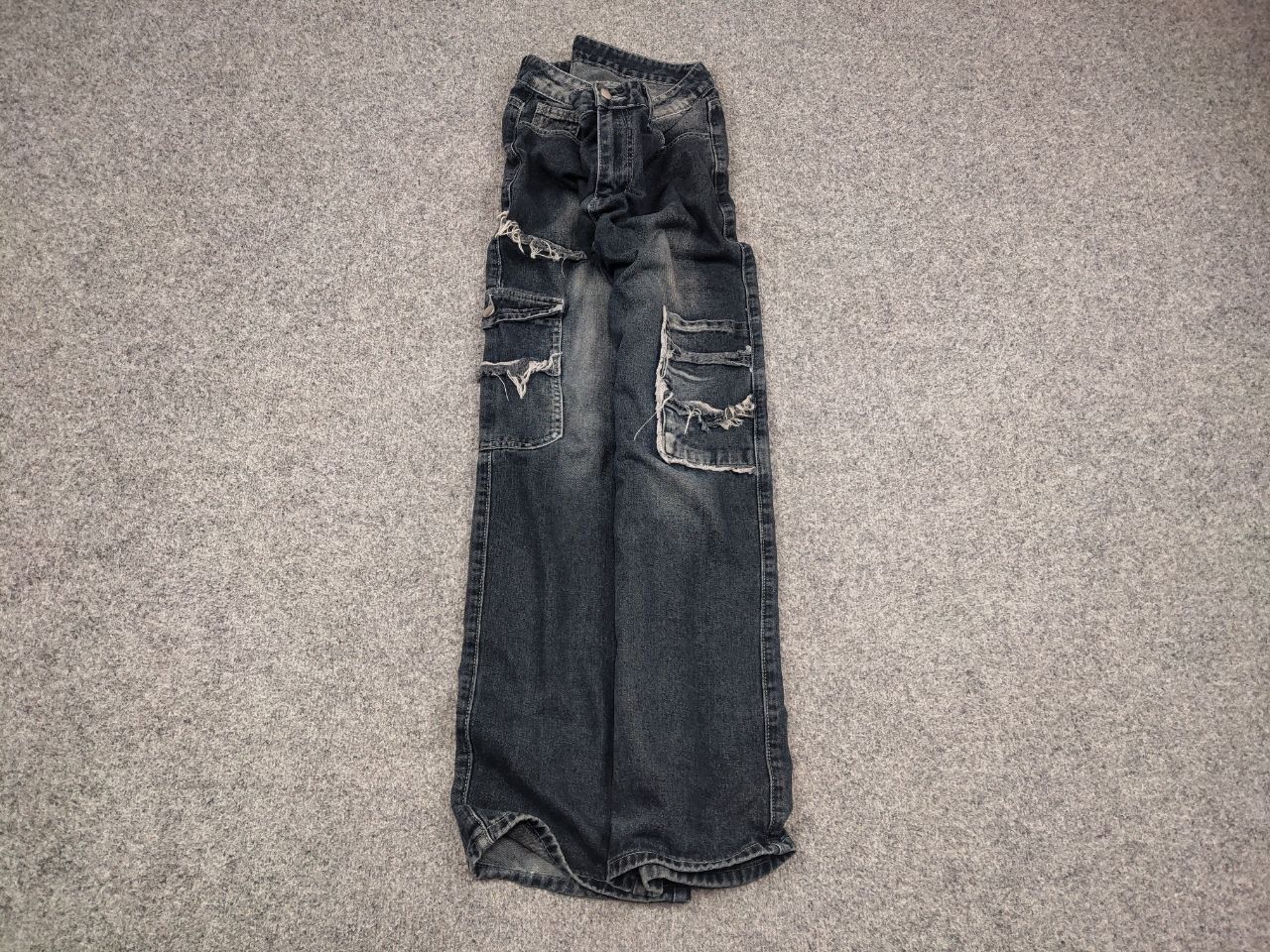 Hysteric Glamour Vtg Japan If six was nine l.g.b Style Cargo Denim Jeans Size US 32 / EU 48 - 2 Thumbnail