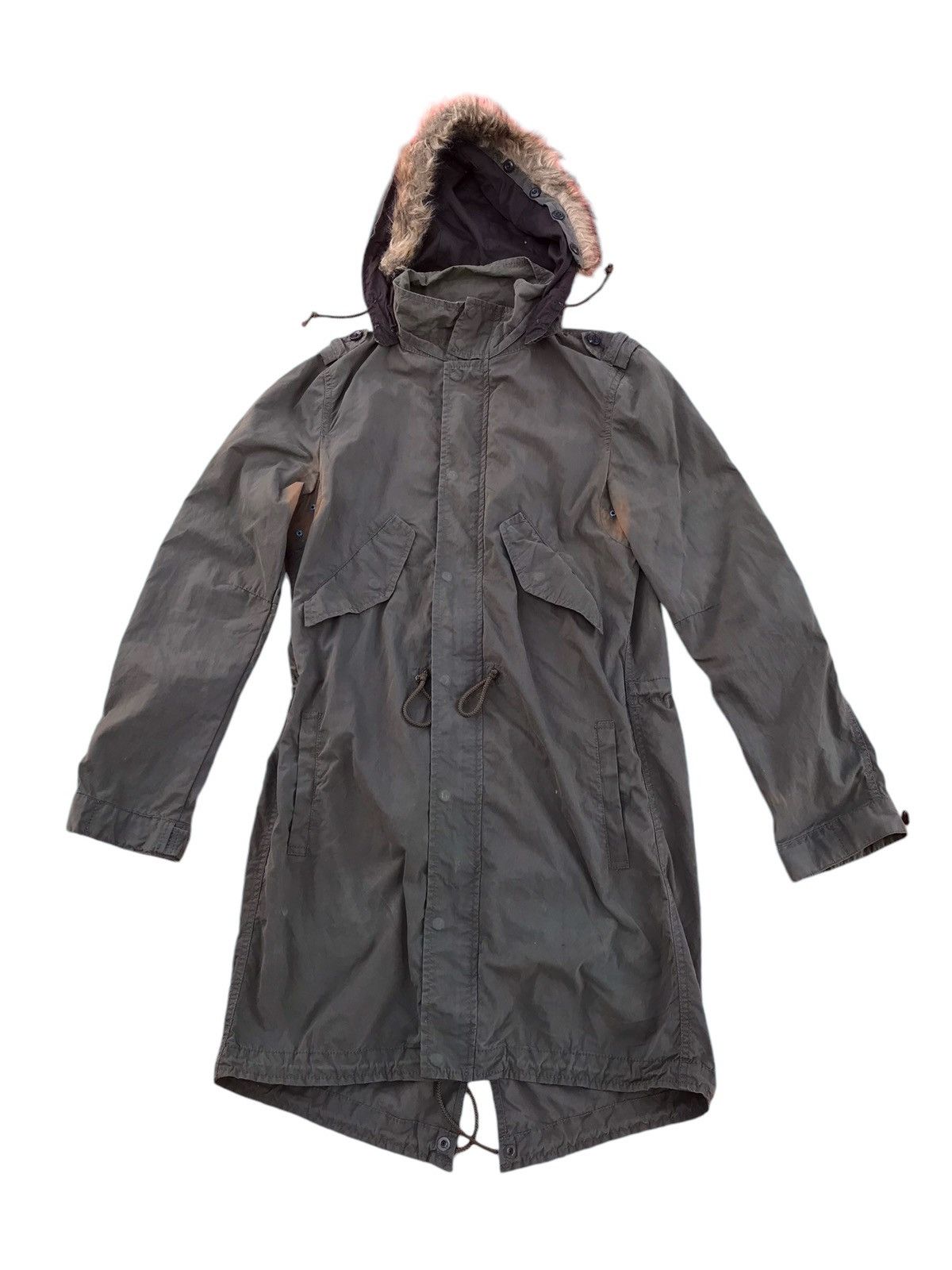 RARE PPFM PARKA JACKET INSPIRED IF SIX WAS NINE SUN FADED