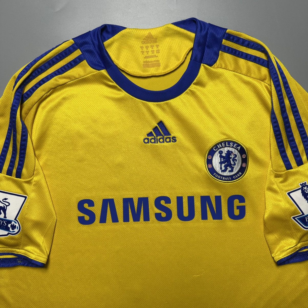 Adidas CHELSEA ADIDAS 2008/2009 FOOTBALL THIRD JERSEY #11 DROGBA Size US XL / EU 56 / 4 - 5 Thumbnail