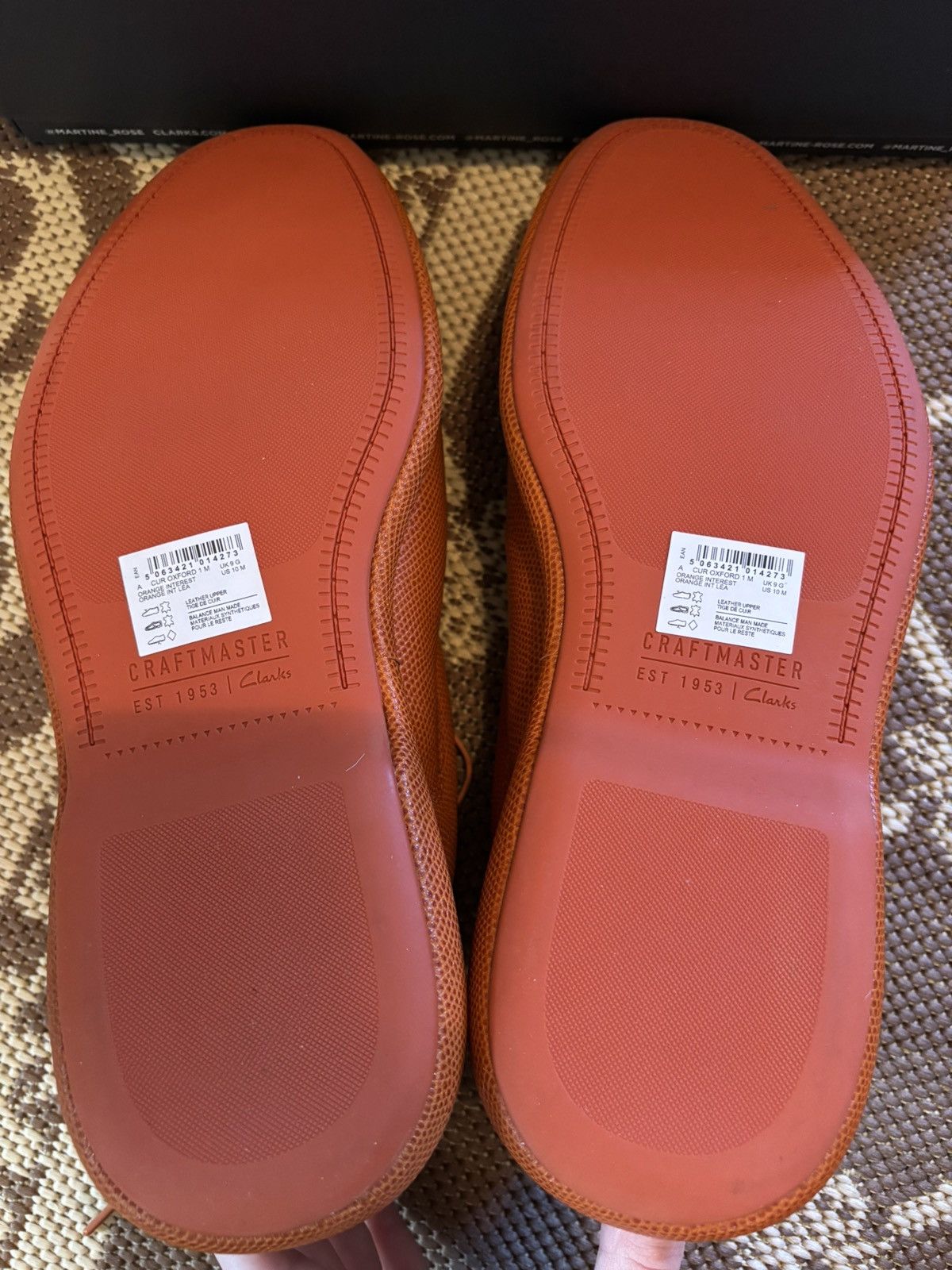 Clarks × Martine Rose Martine Rose x Clark’s Oxford 1 Orange Size US 10 / EU 43 - 3 Thumbnail