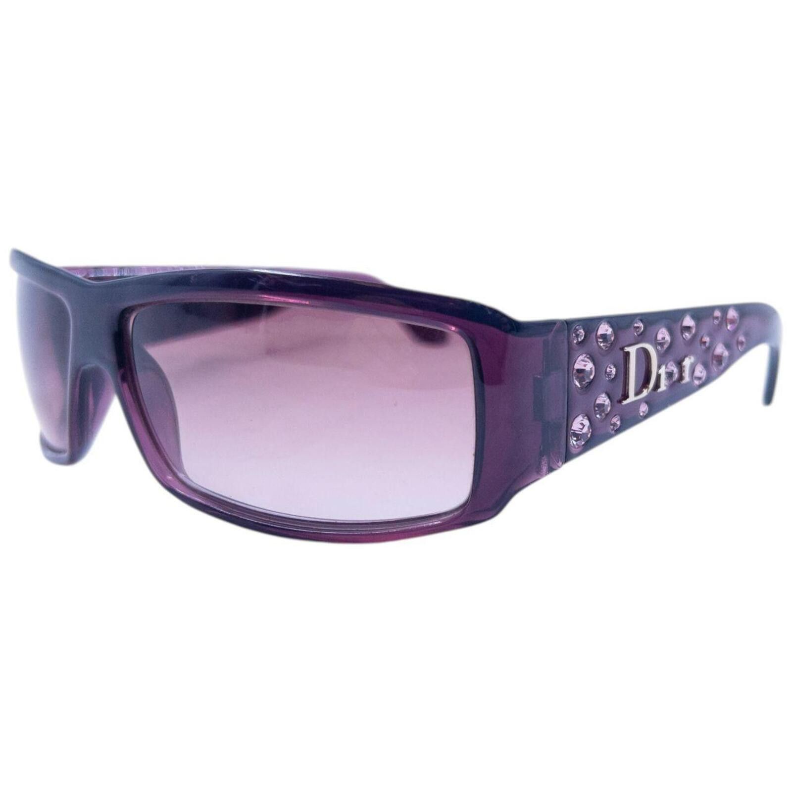 Dior Vintage 2000s Dior Diamonte Jewel Sunglasses Size ONE SIZE - 1 Thumbnail