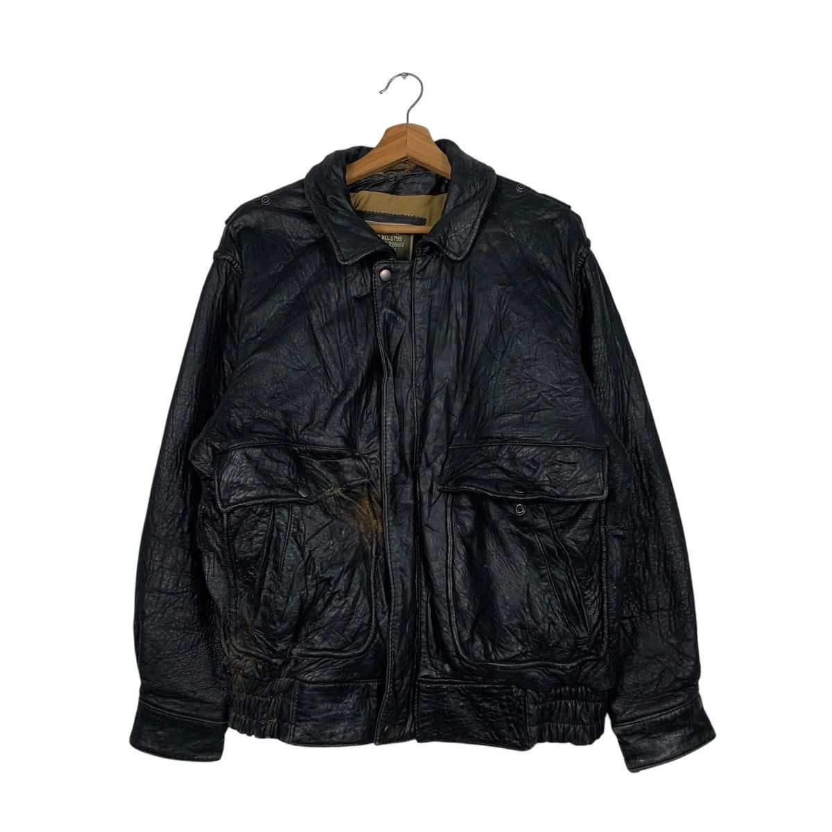 Japanese Brand Vintage Commander Aviator Leather Jacket Size US M / EU 48-50 / 2 - 1 Thumbnail