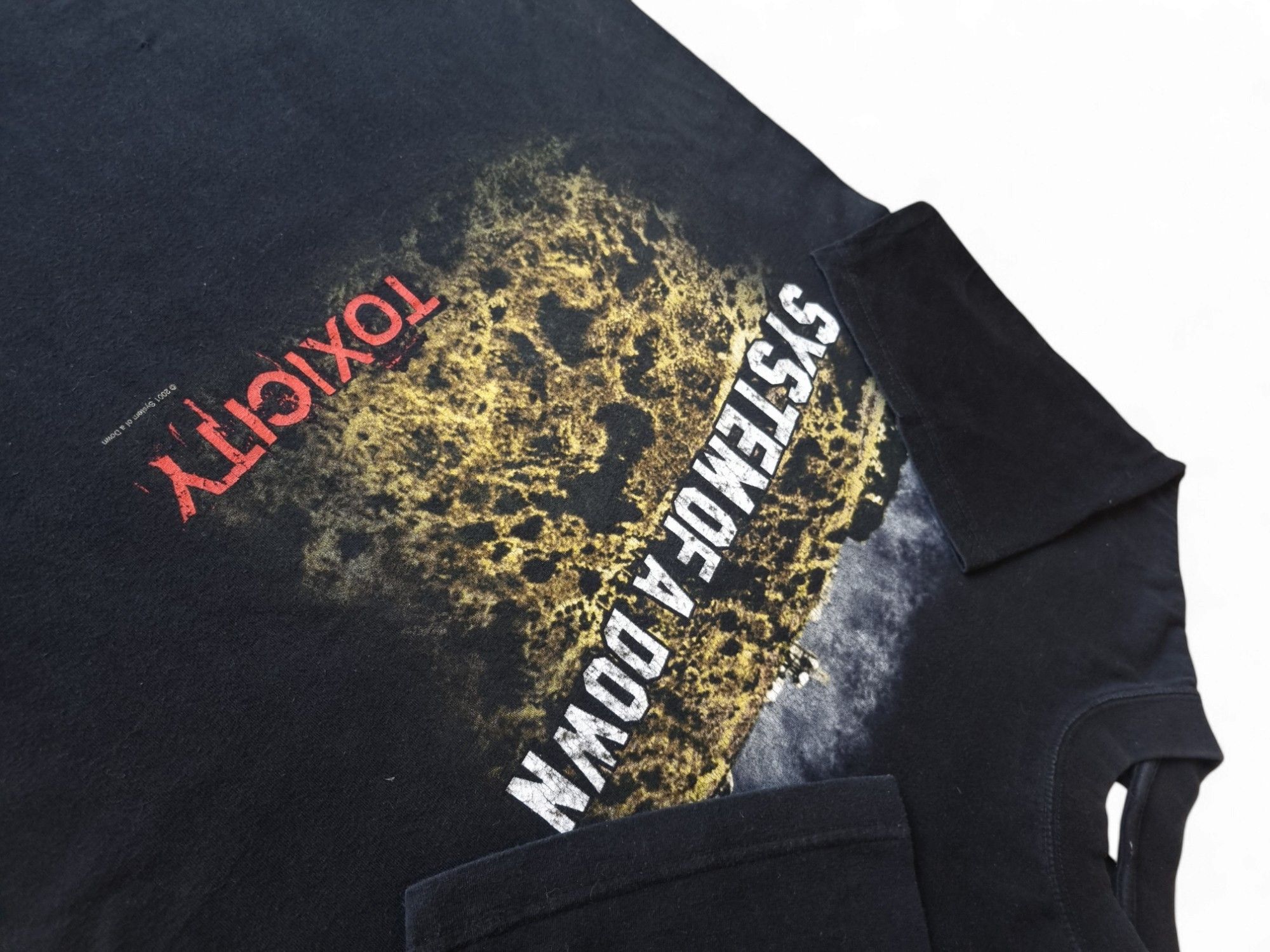 Band Tees Super Rare Vintage 2001 Rock Band "Toxicity" Merch Tee Size US M / EU 48-50 / 2 - 4 Thumbnail