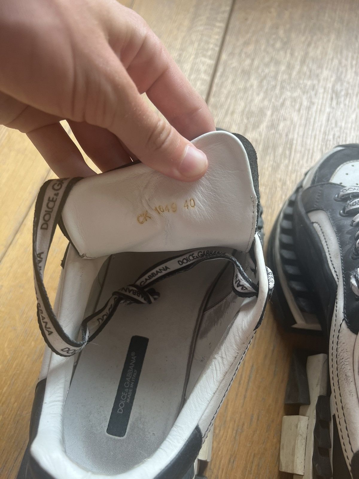 Dolce & Gabbana Dolce&Gabbana superking black&white Size US 7 / EU 40 - 5 Thumbnail