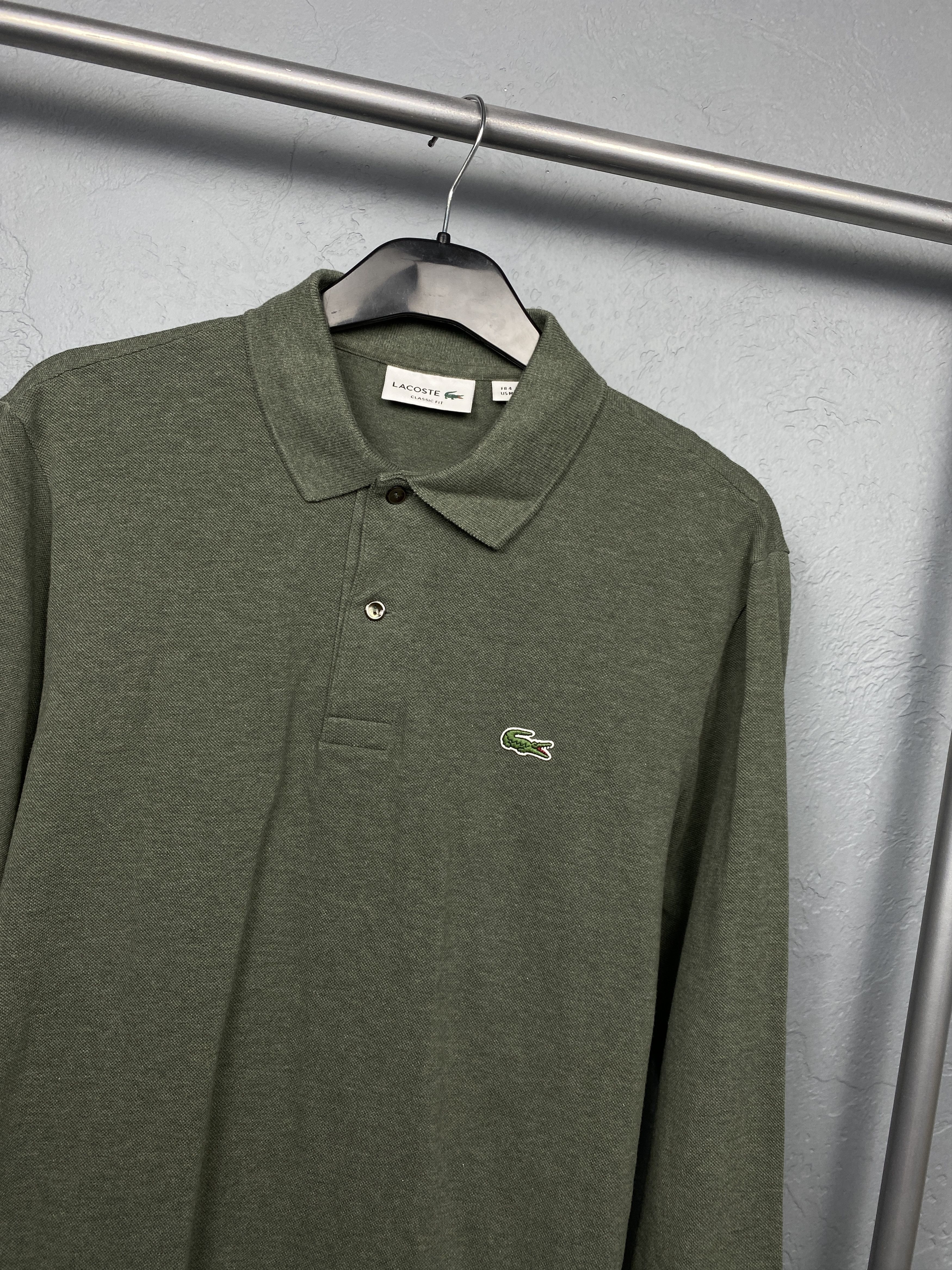 Lacoste × Vintage Lacoste Vintage Mens Long Sleeve Polo Shirt Size 4 M Size US M / EU 48-50 / 2 - 2 Thumbnail