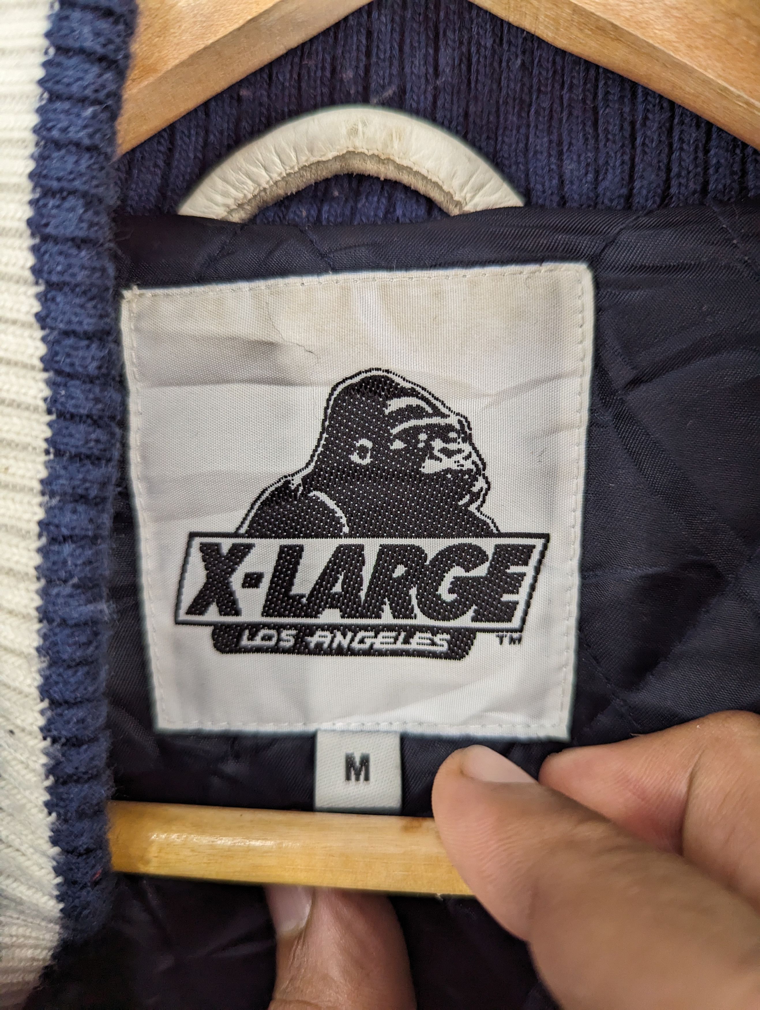 Xlarge 🔥RARE🔥Xlarge Los Angeles Sleeve Leather Varsity Jacket Size US M / EU 48-50 / 2 - 11 Thumbnail