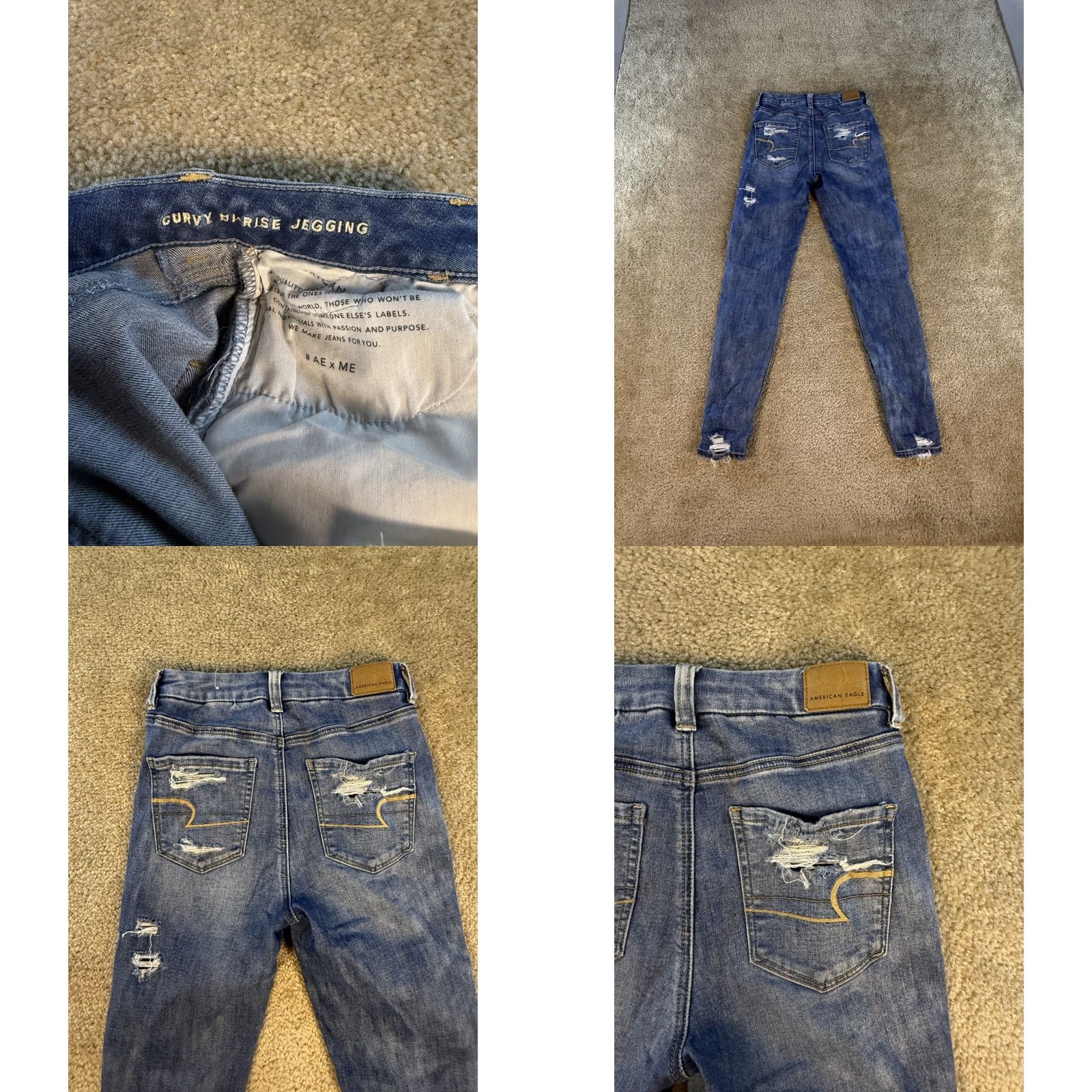 American Eagle Outfitters VINTAGE? No. Size 25" / US 0 / IT 36 - 8 Thumbnail