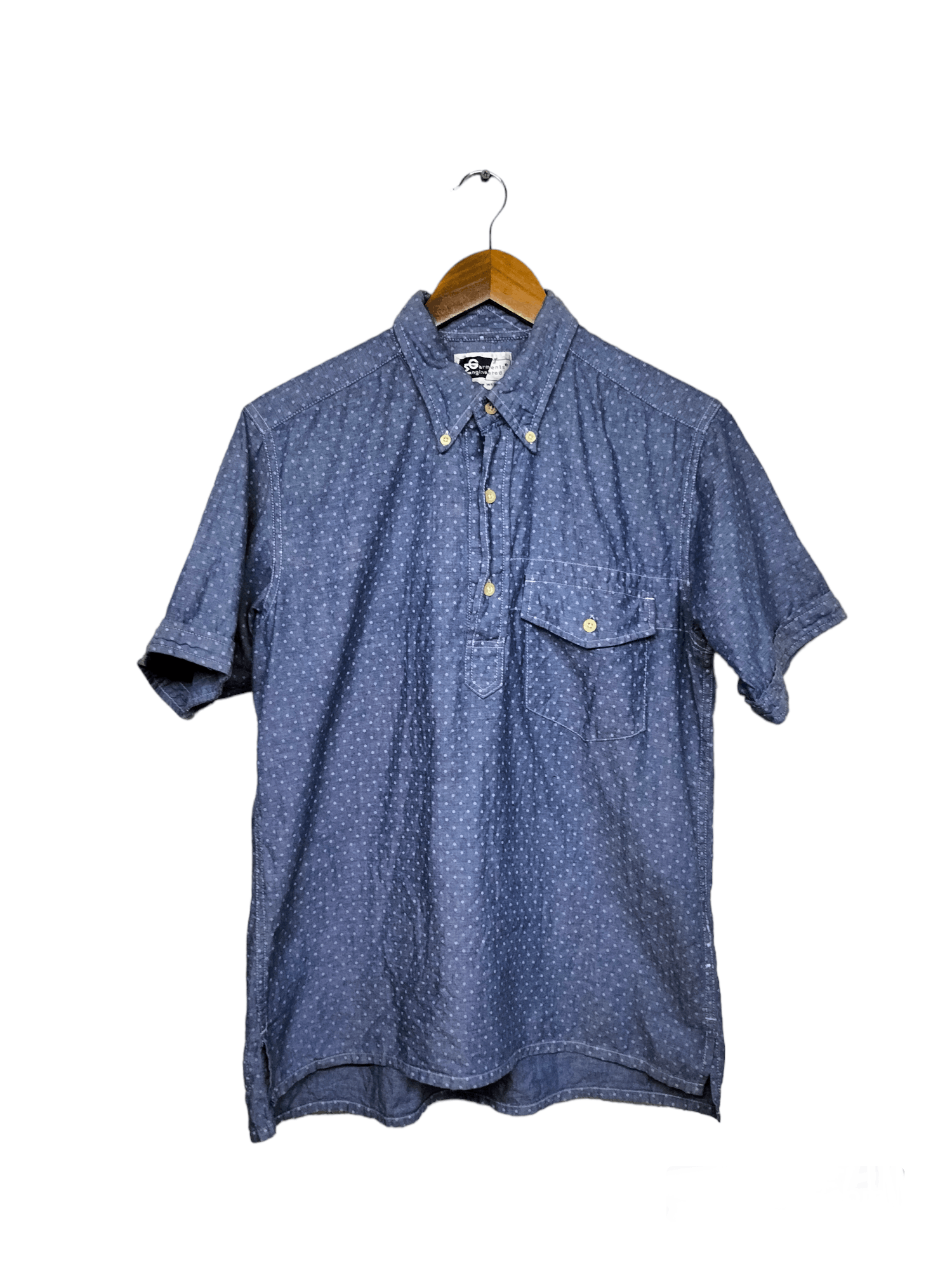 Engineered garments x nepenthes popover shirt