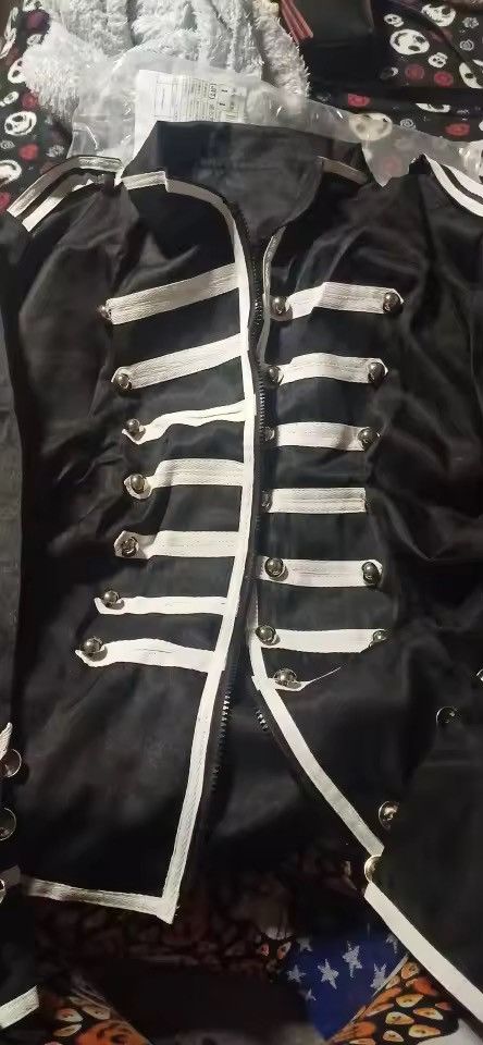 Japanese Brand Mens Black Military Jacket Size US XXL / EU 58 / 5 - 7 Thumbnail