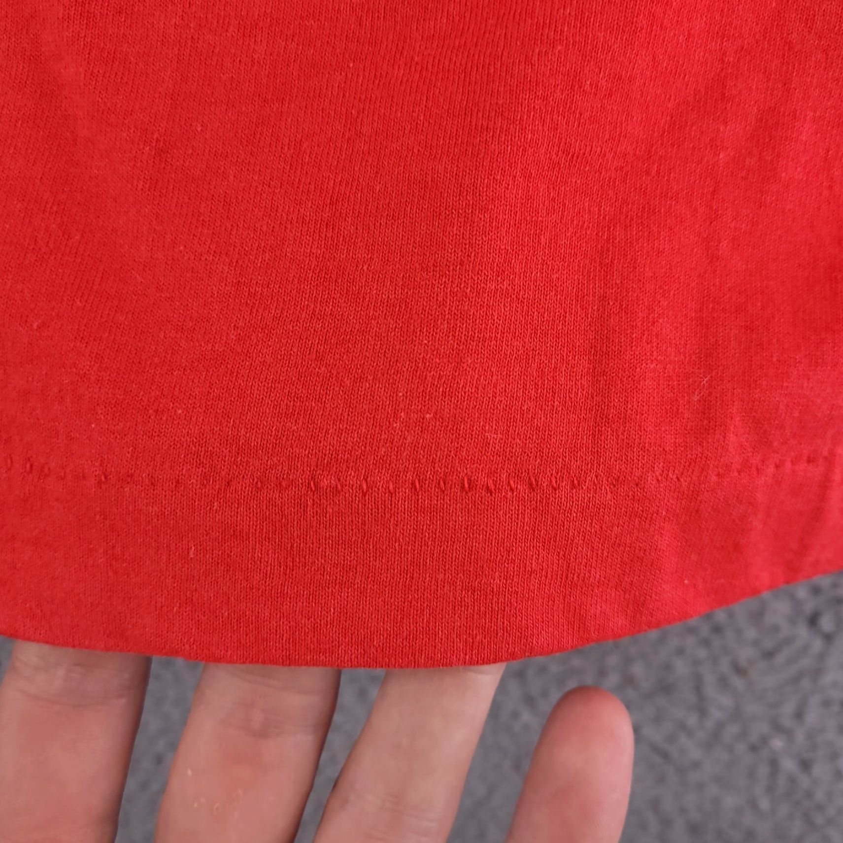 Vintage VINTAGE Screen Stars Shirt Mens XL Red USA Solid Short Sleeve Crew Neck Regular Fit DC Made USA Size US XL / EU 56 / 4 - 6 Thumbnail