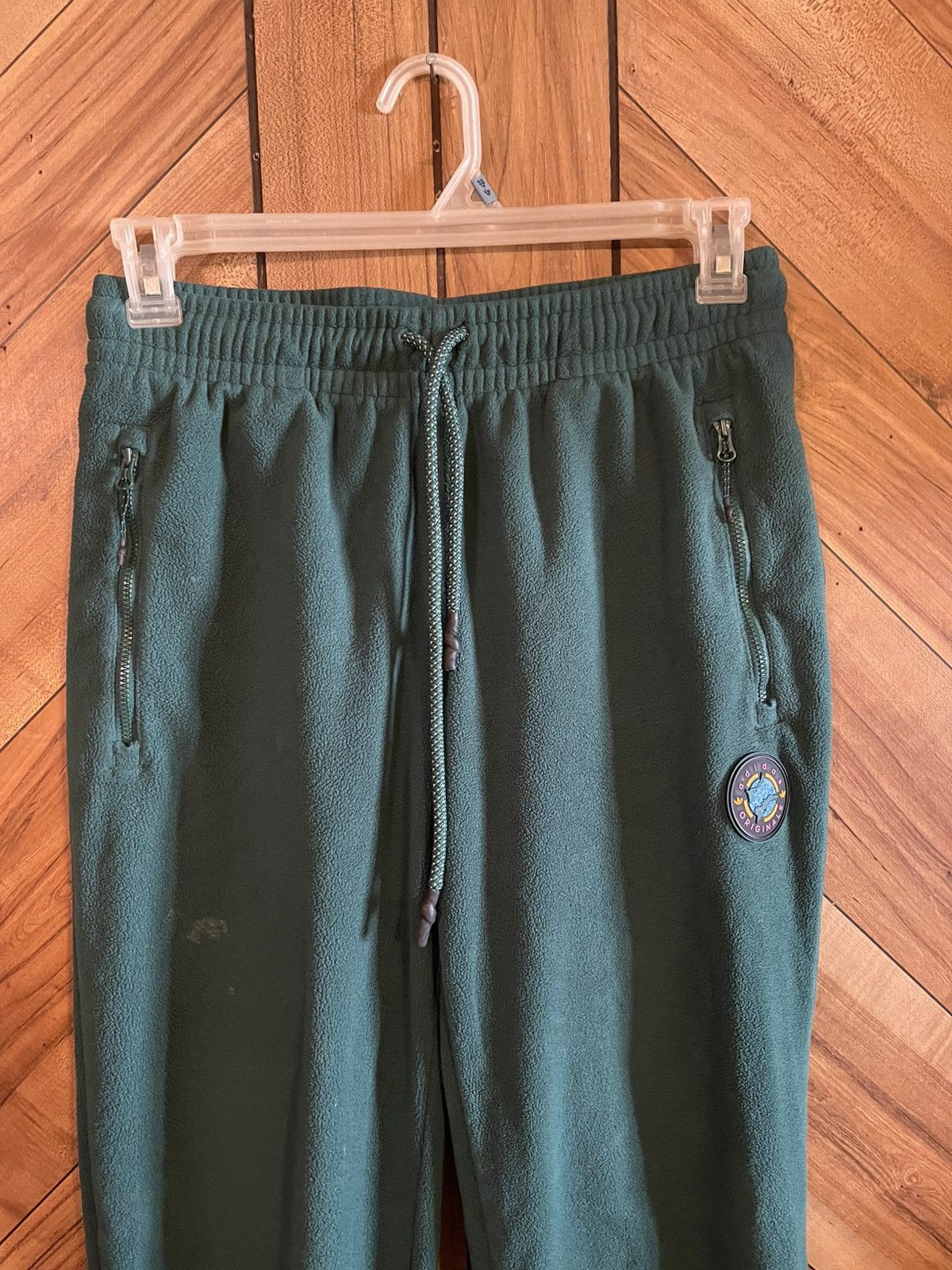 Adidas Adidas Originals Green Wander Hour Polar Fleece Pants Size US 36 / EU 52 - 4 Thumbnail
