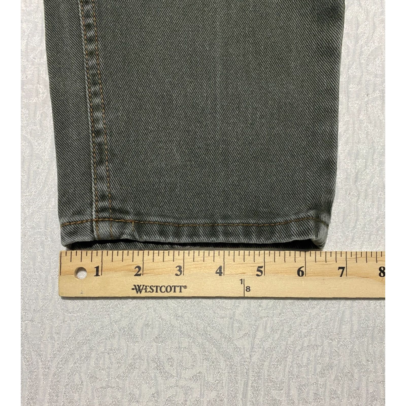 Lee VINTAGE Lee Jeans Womens Size 16 Petite Green 28in Inseam Tapered 5-Pocket Denim USA Size 30" / US 8 / IT 44 - 7 Thumbnail