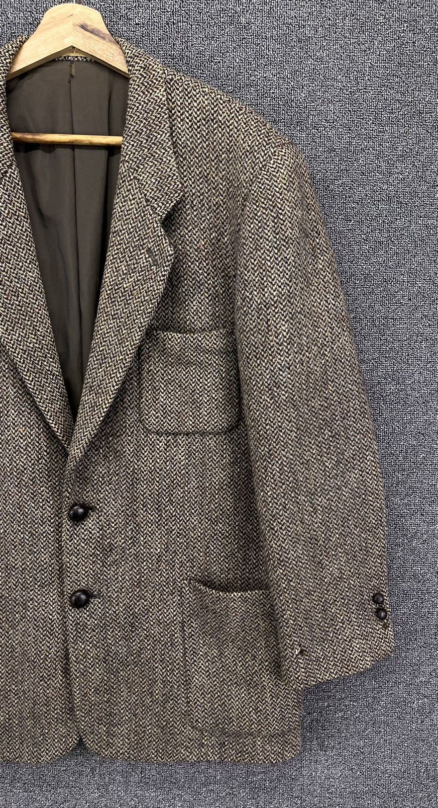 Issey Miyake Vintage Issey Miyake Papas Wool Rare Blazer Coats Jacket Size US L / EU 52-54 / 3 - 3 Thumbnail