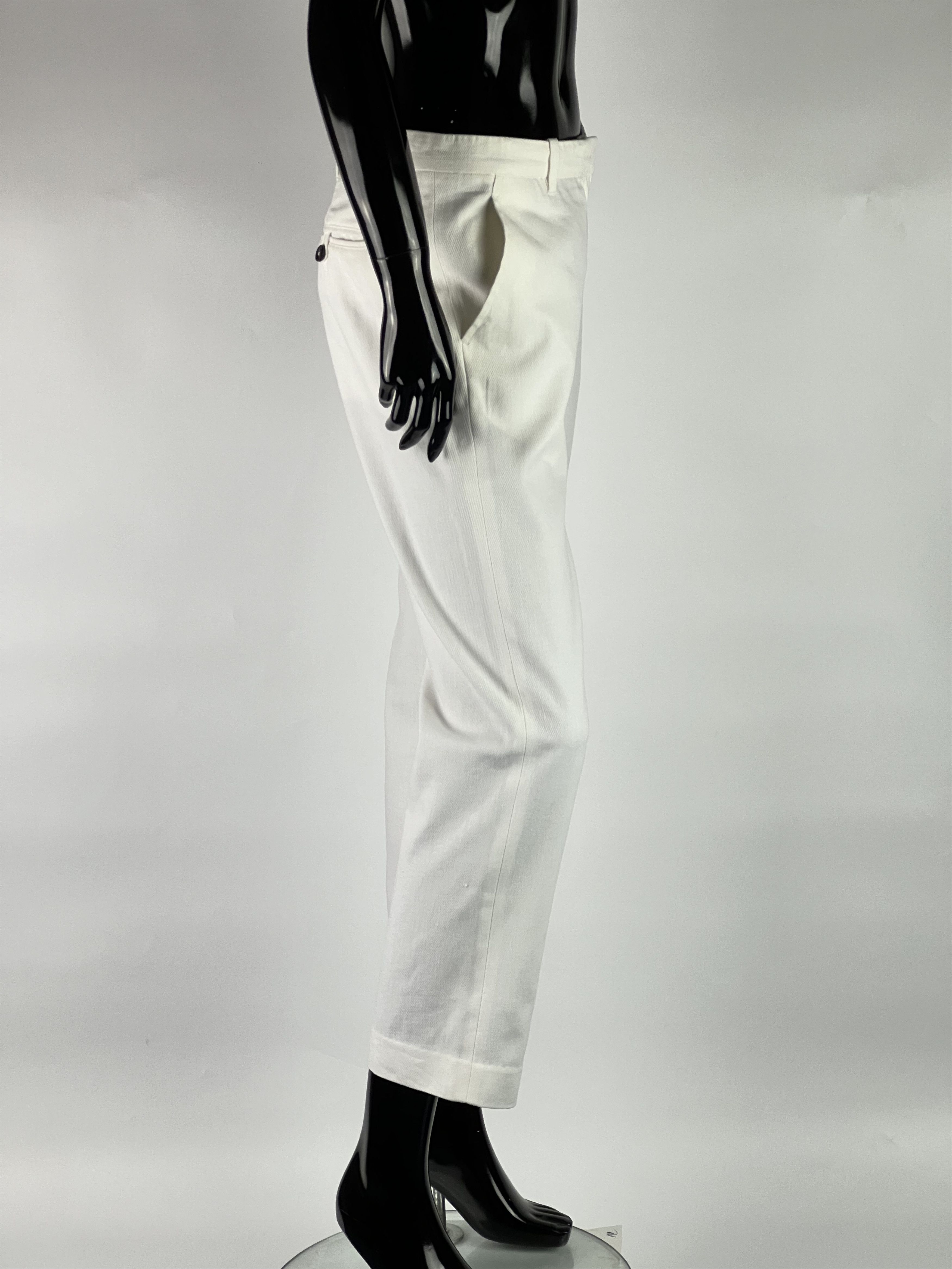 Ann Demeulemeester Ann Demeulemeester Linen/Cotton Women's Pants Size 42 Size 34" / US 12 / IT 48 - 2 Thumbnail