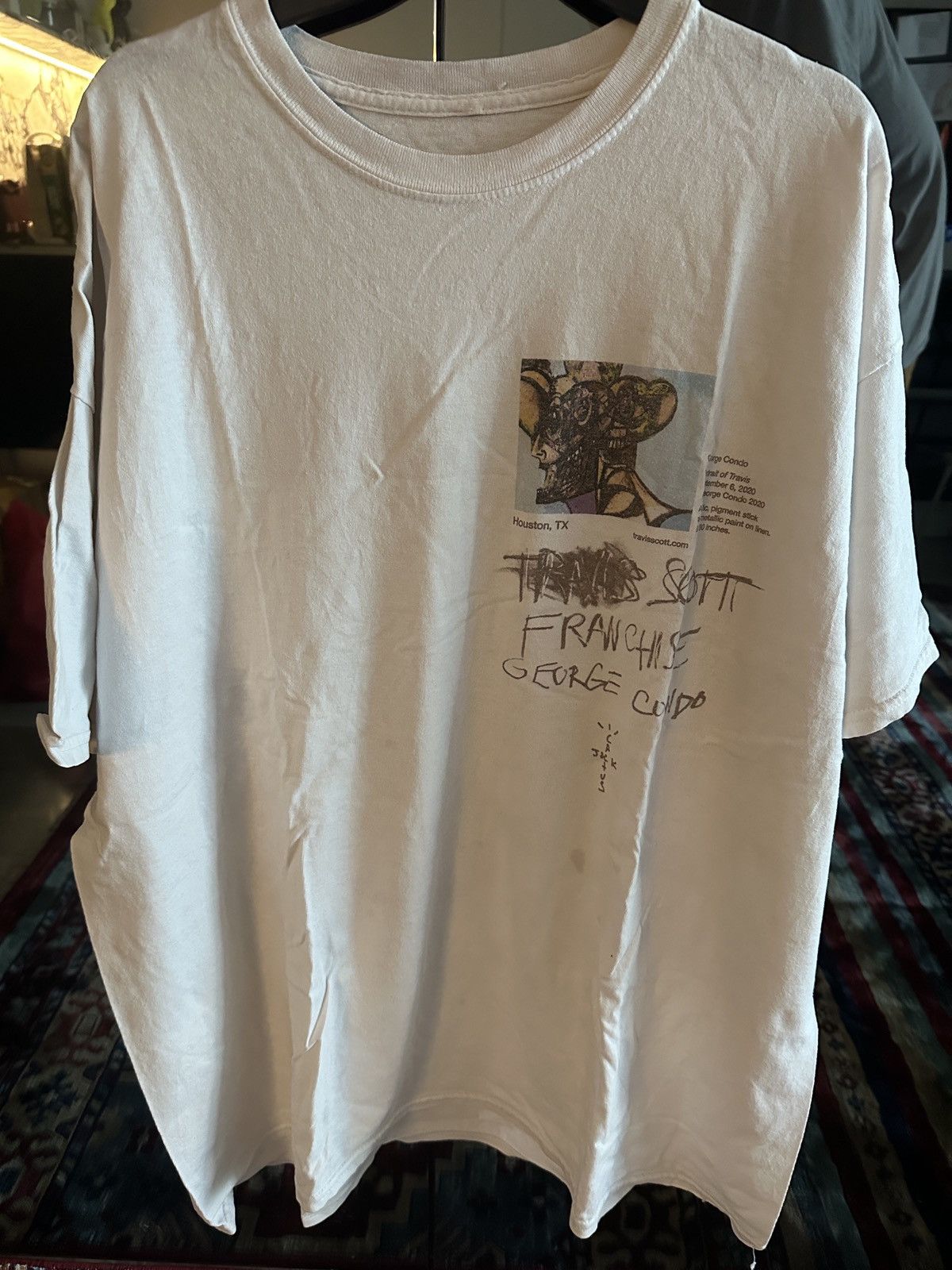 Travis Scott Travis Scott x George Condo Portrait Tee Size US XL / EU 56 / 4 - 6 Thumbnail