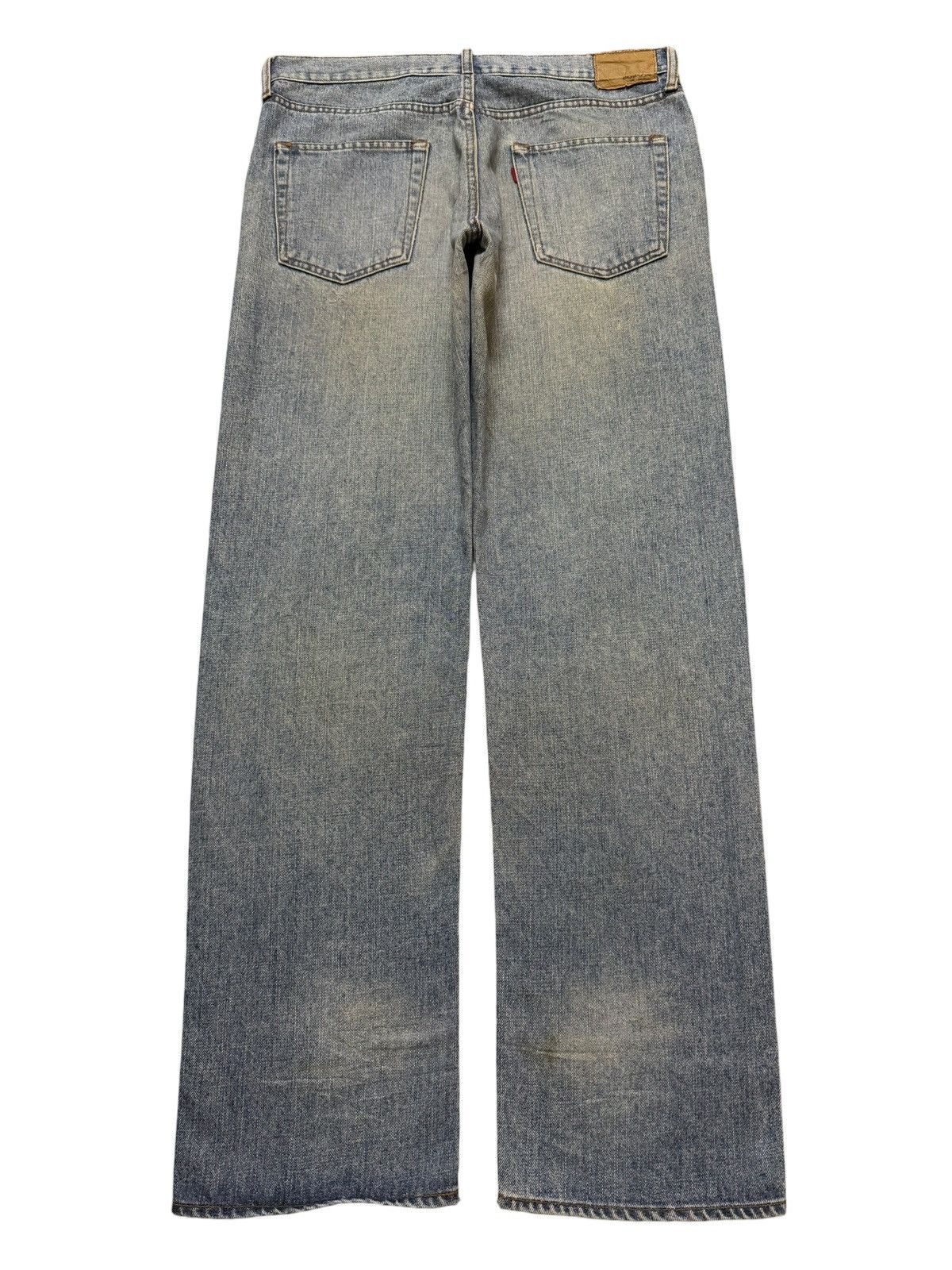 JNCO Vintage Y2K Japanese Brand Blue Mud Wash Faded Wide Leg Size US 34 / EU 50 - 2 Thumbnail