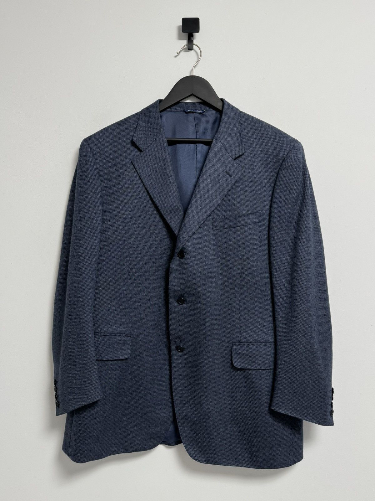 Canali Canali Blazer Men’s Blue Luxury Lana 58-R Size Size 54L - 1 Thumbnail