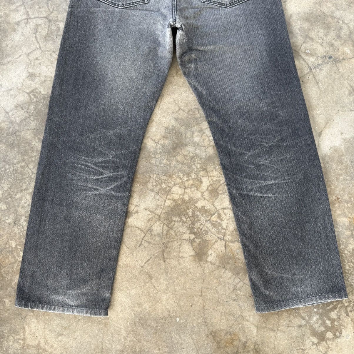 All Blacks W36x29 Vintage Japanese Black Denim Jean Pants Size US 36 / EU 52 - 13 Thumbnail