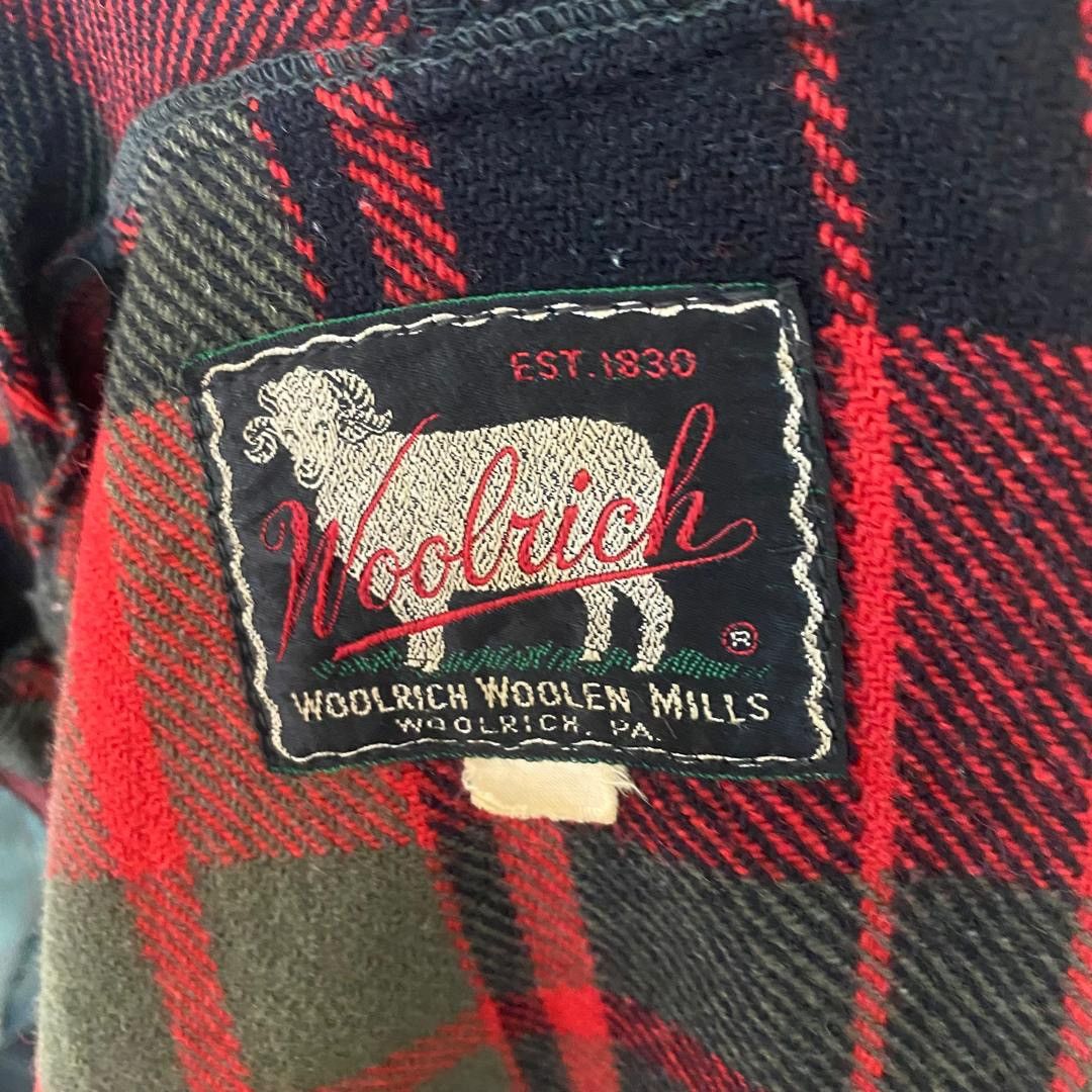 Vintage × Woolrich Woolen Mills 💥60s WOOLRICH USA MADE PLAID CHECKED HOODIE JACKET Size US L / EU 52-54 / 3 - 10 Thumbnail