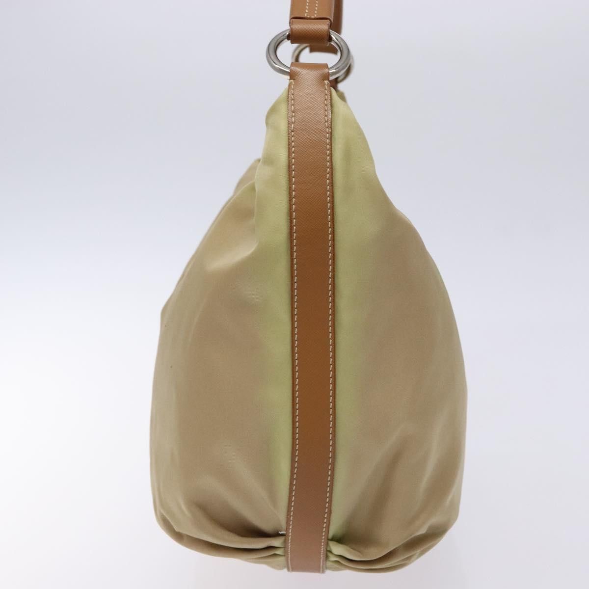 Prada PRADA Tote Bag Nylon Beige Silver Size ONE SIZE - 4 Thumbnail