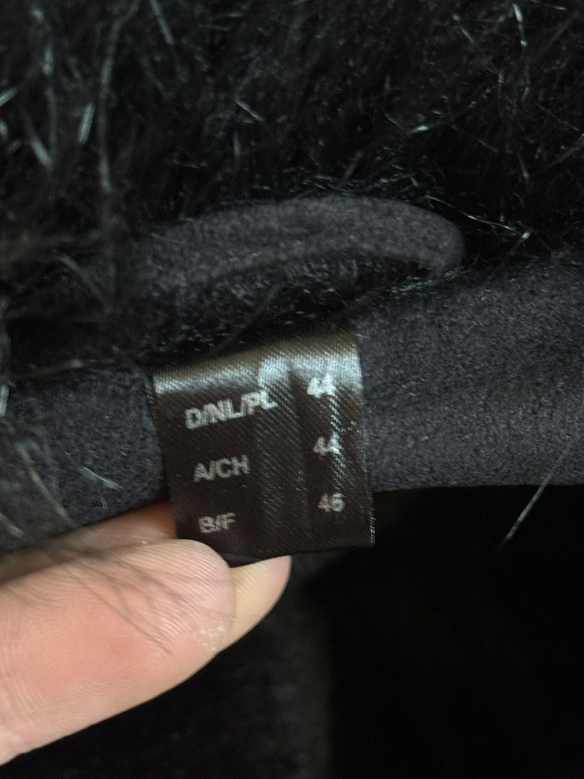 Miss Sixty Retro Fur Faux black jacket coat if six was nine y2k L.G.B. Size XL / US 12-14 / IT 48-50 - 13 Thumbnail