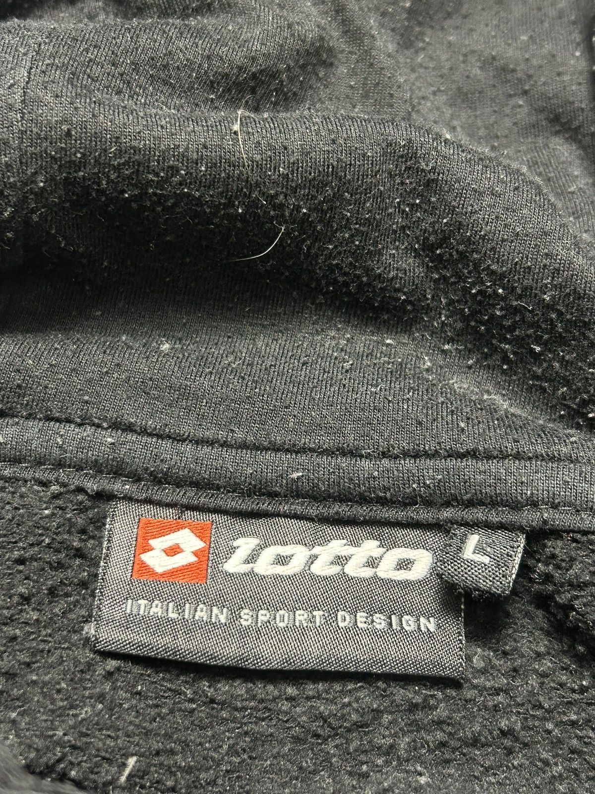 Lotto Sport Vintage 90’s Lotto Italian Sport Big Logo Hooded Sweatshirt Size US L / EU 52-54 / 3 - 4 Thumbnail